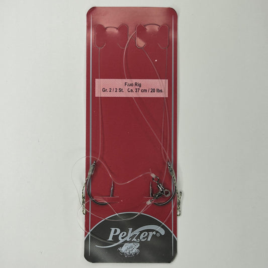 Pelzer Fluo Rig Vorfach Haken 2 Stk.