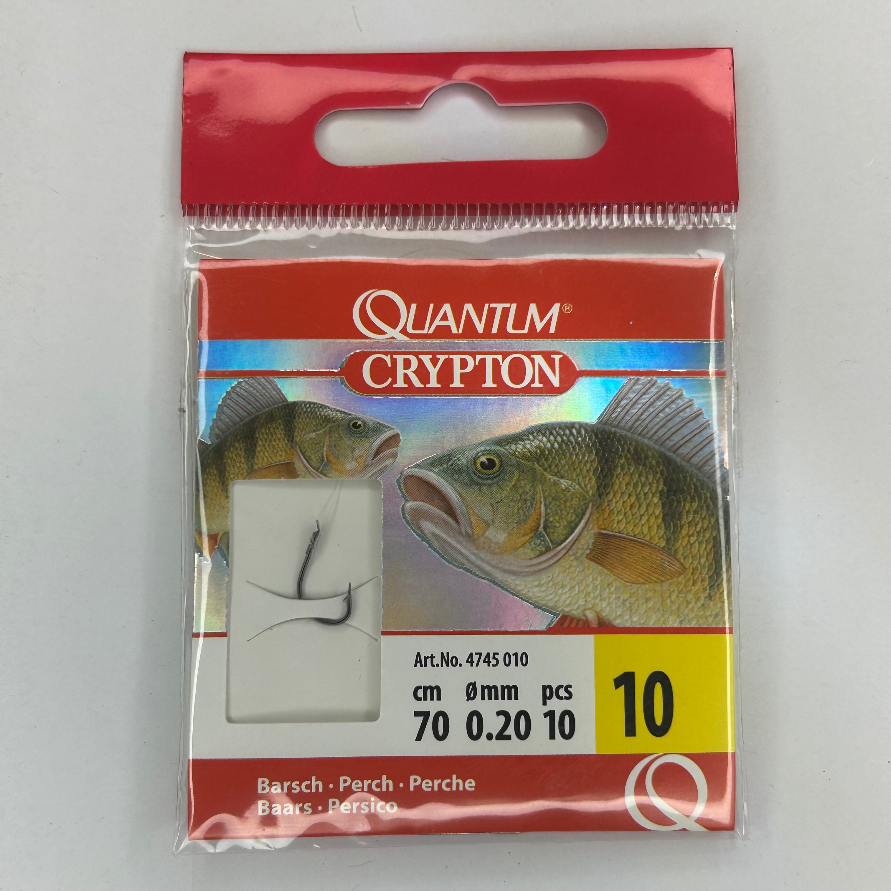 Zebco Quantum Vorfach Haken Crypton Barsch 10 Stk.
