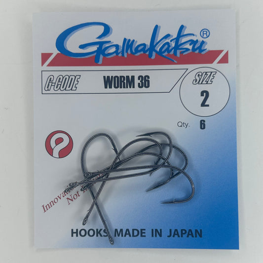 Gamakatsu G-Code Worm 36 6 Stk.