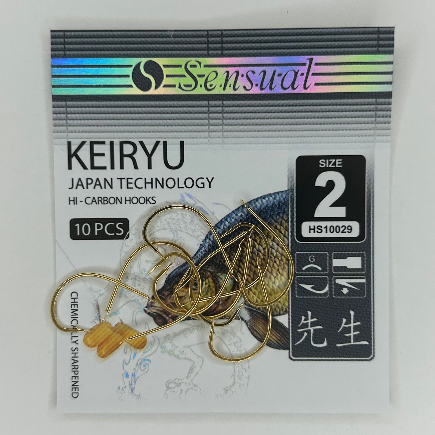 Mikado Sensual Keiryu Haken 24K vergoldet 10 Stk.