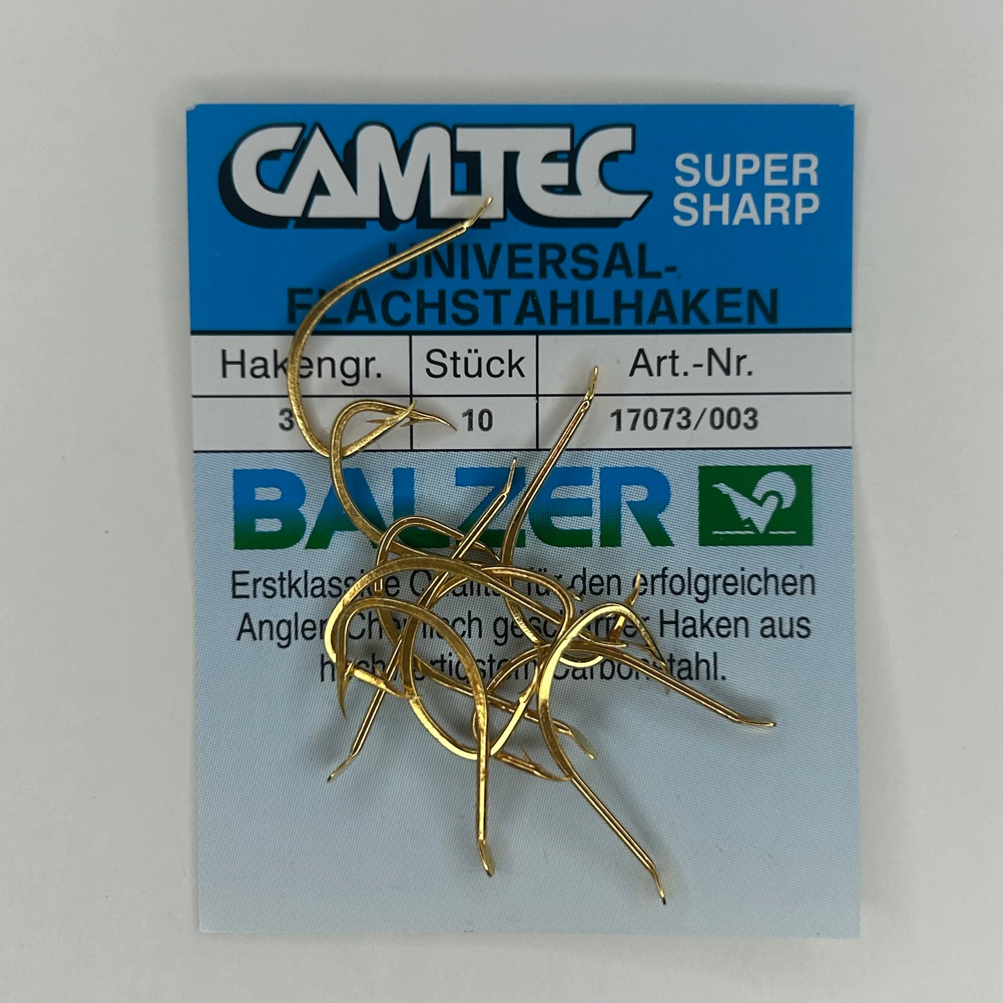 Balzer Camtec Universal Flachstahlhaken 10 Stk.