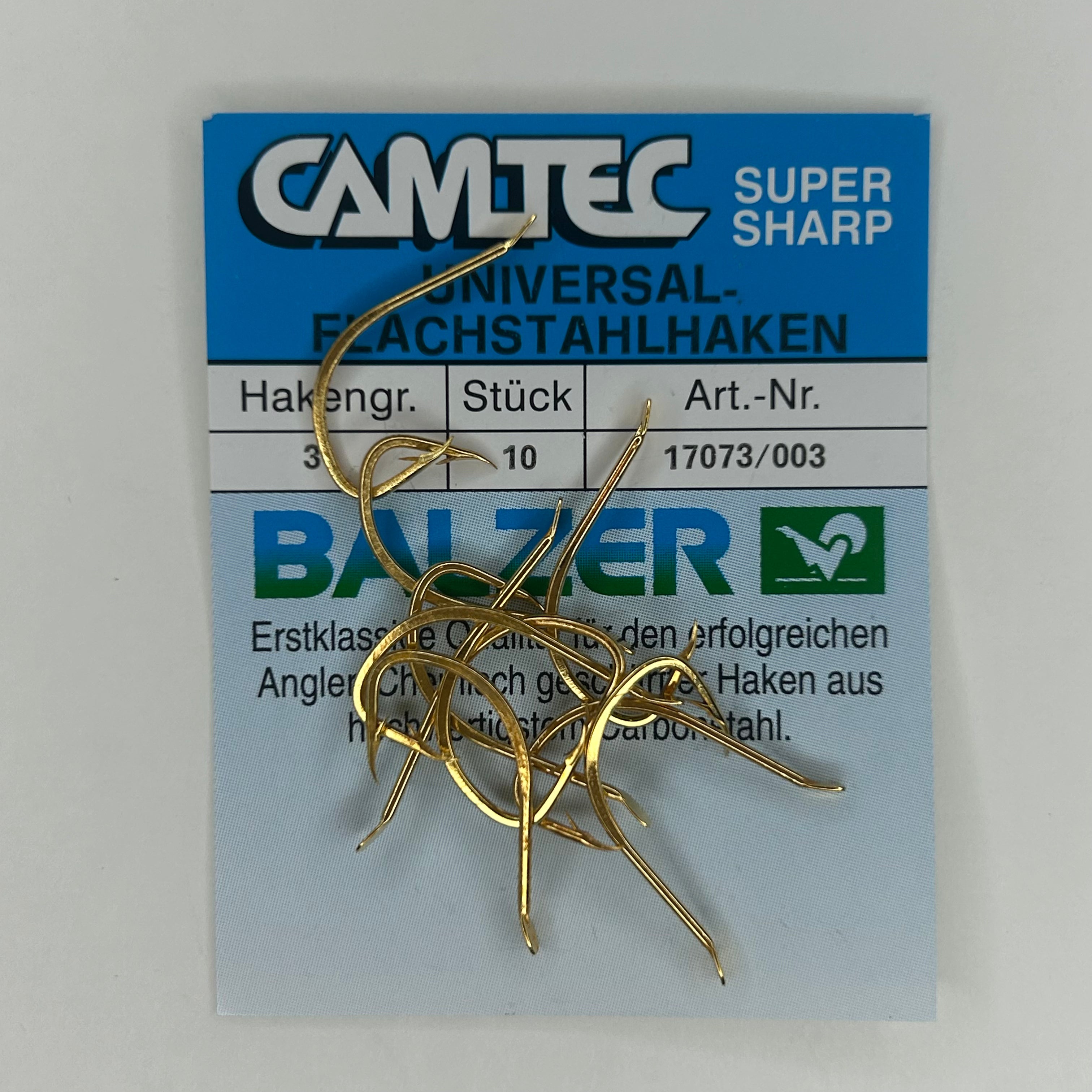 Balzer Camtec Universal Flachstahlhaken 10 Stk.