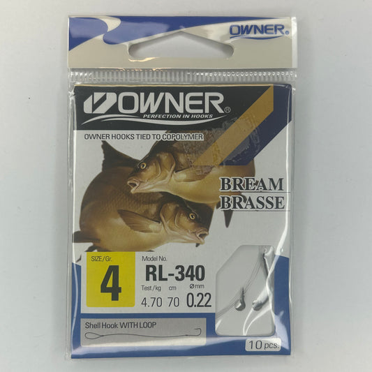 Owner Vorfach Haken Owner RL-340 Brasse 10 Stk.