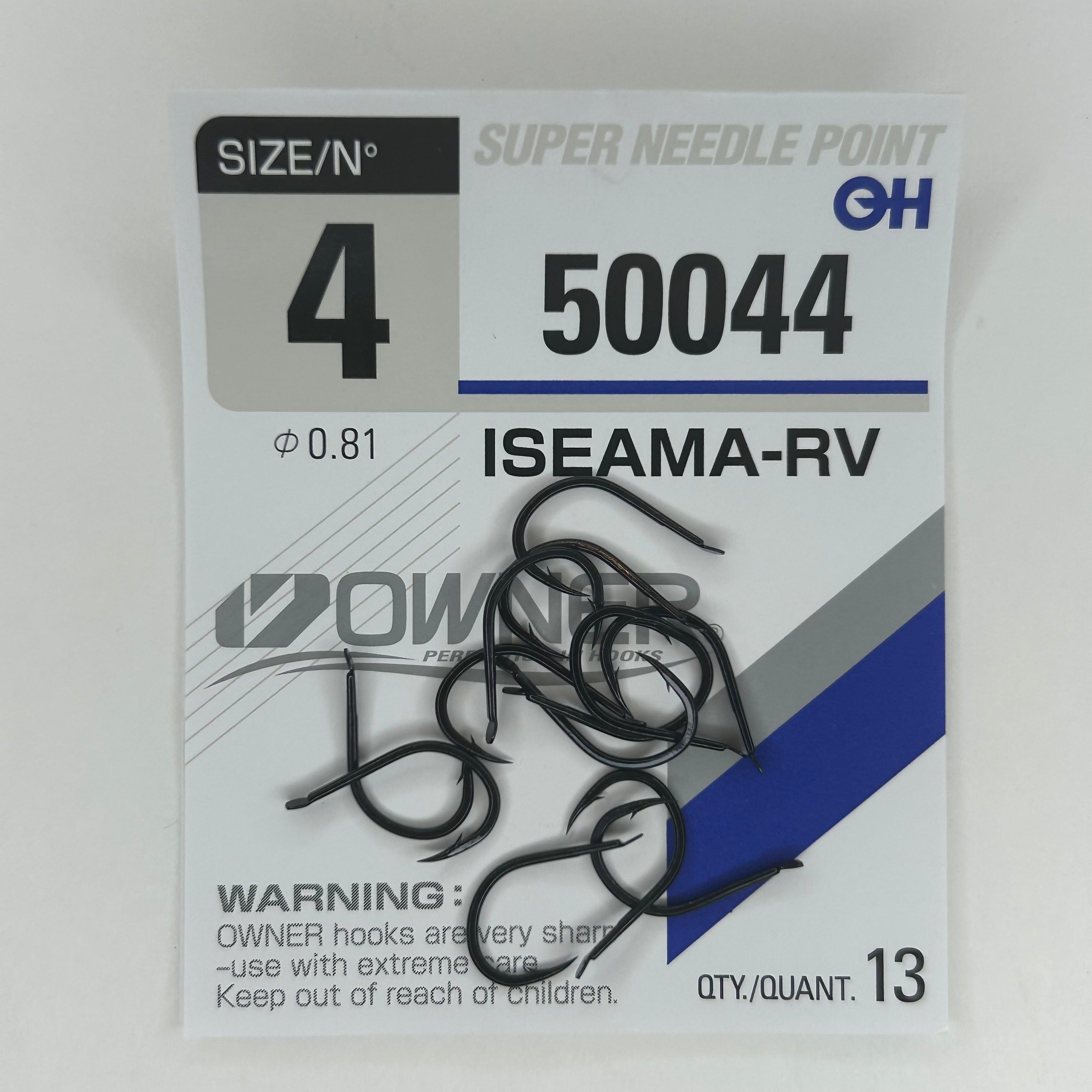 Owner Iseama-RV 50044 Haken Ø0,81mm 13 Stk.