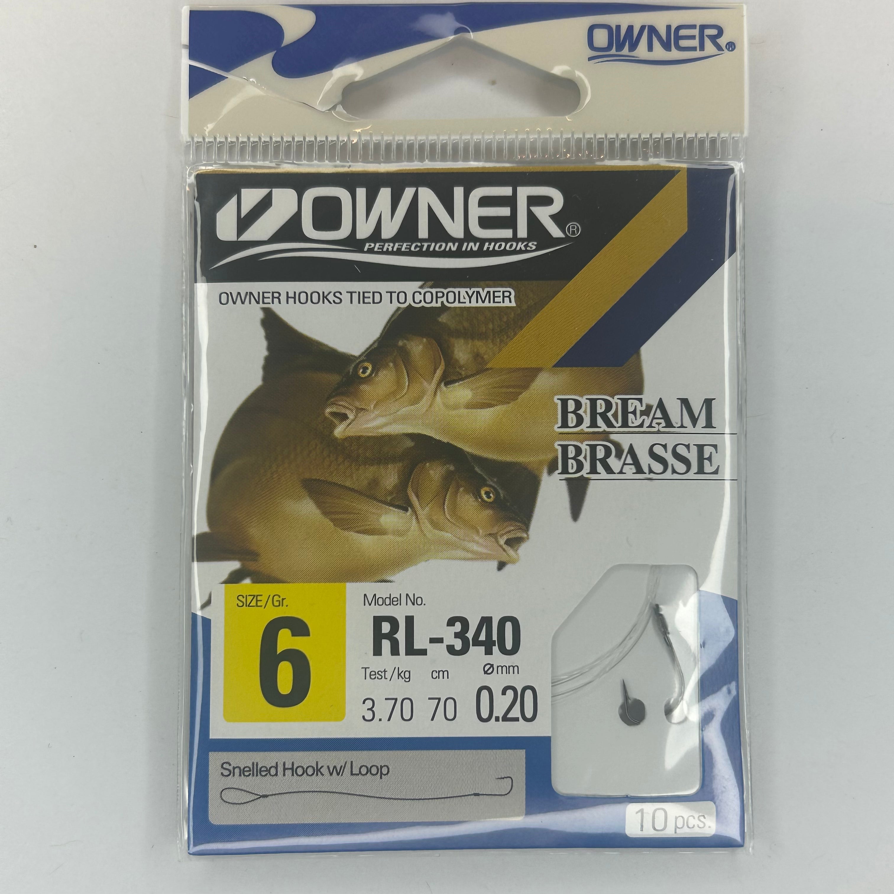 Owner Vorfach Haken Owner RL-340 Brasse 10 Stk.