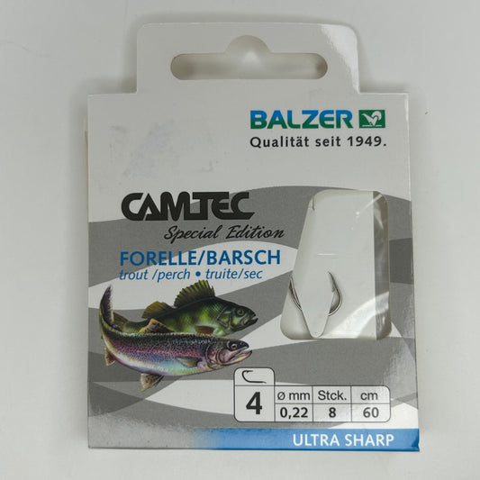 Balzer Camtec Forelle/Barsch Vorfach Haken 8 Stk.