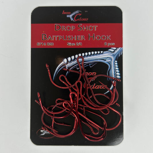Sänger Iron Claw Drop Shot Baitpusher Haken 8 Stk.