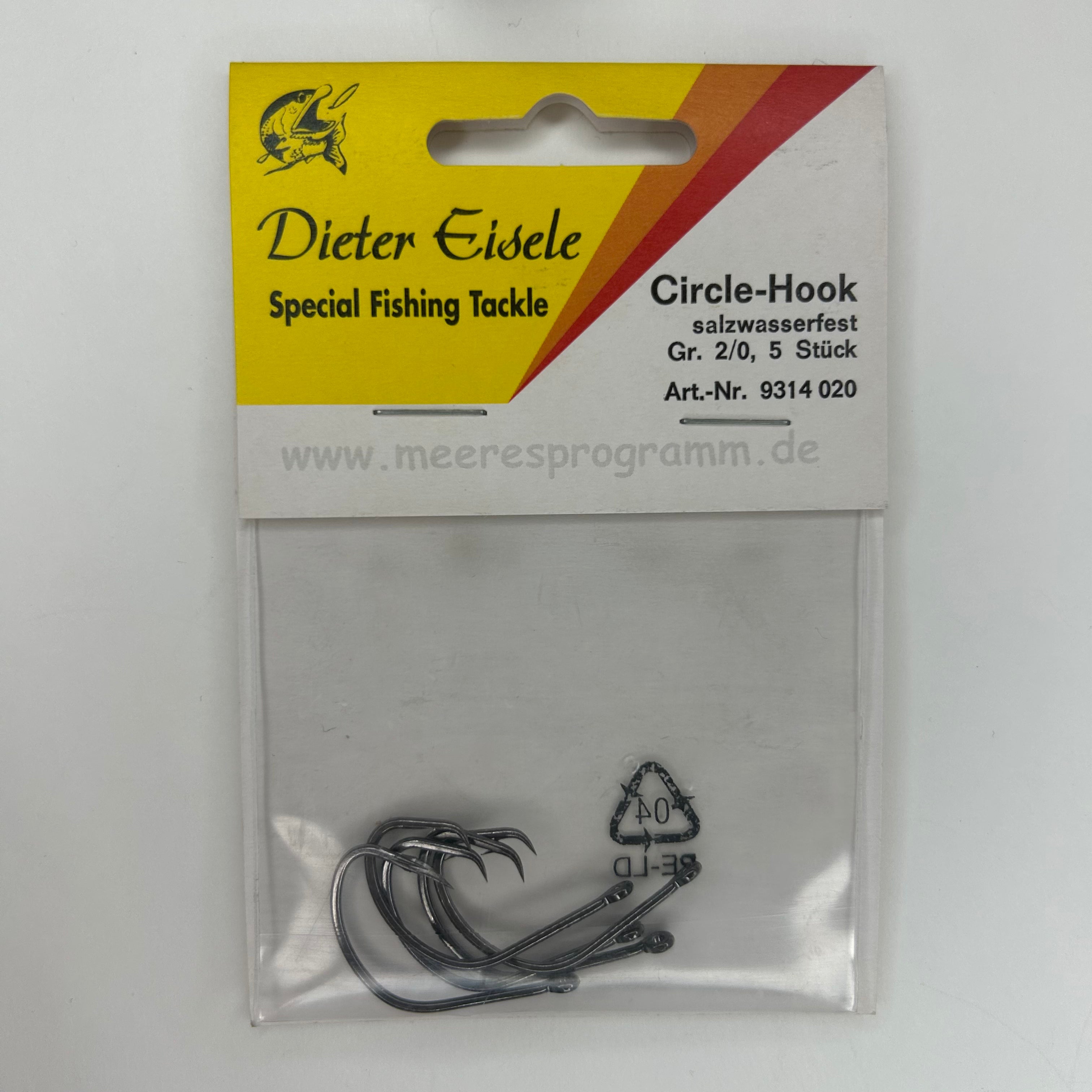 Dieter Eisele Circle-Hook Haken salzwasserfest 5 Stk.