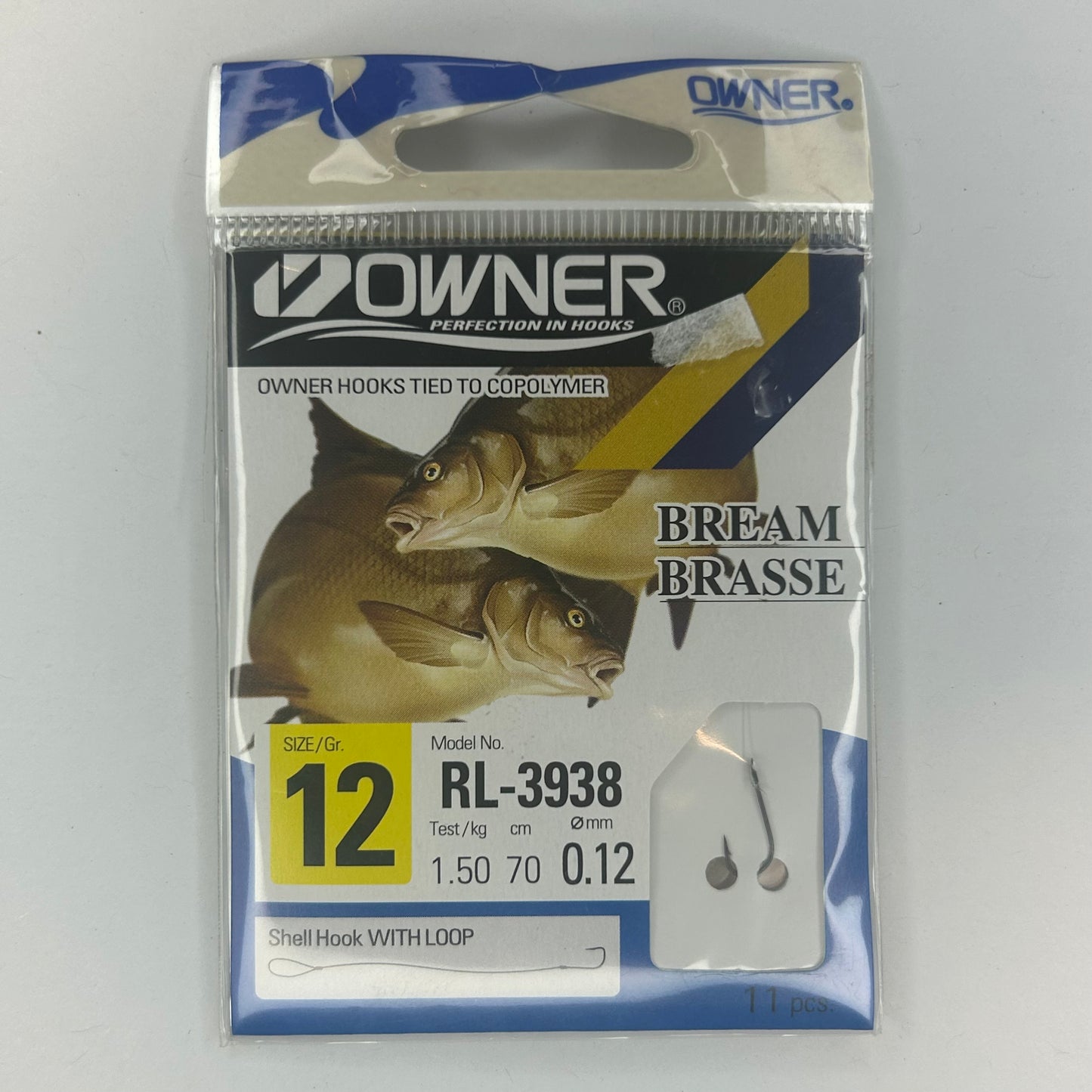 Owner Vorfach Haken Owner RL-3938 Brasse 11 Stk.