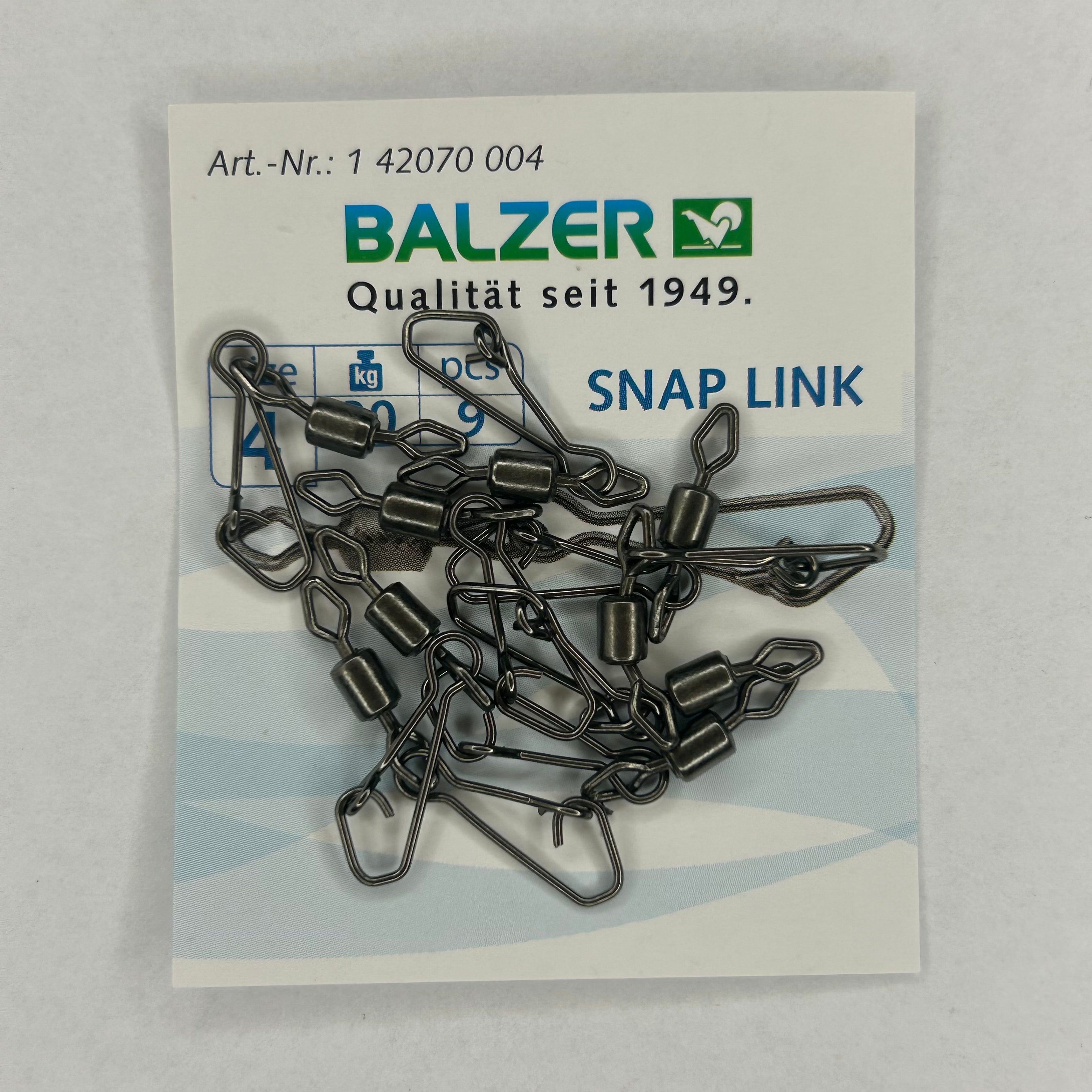 Balzer Snap Link Wirbel 9 Stk.