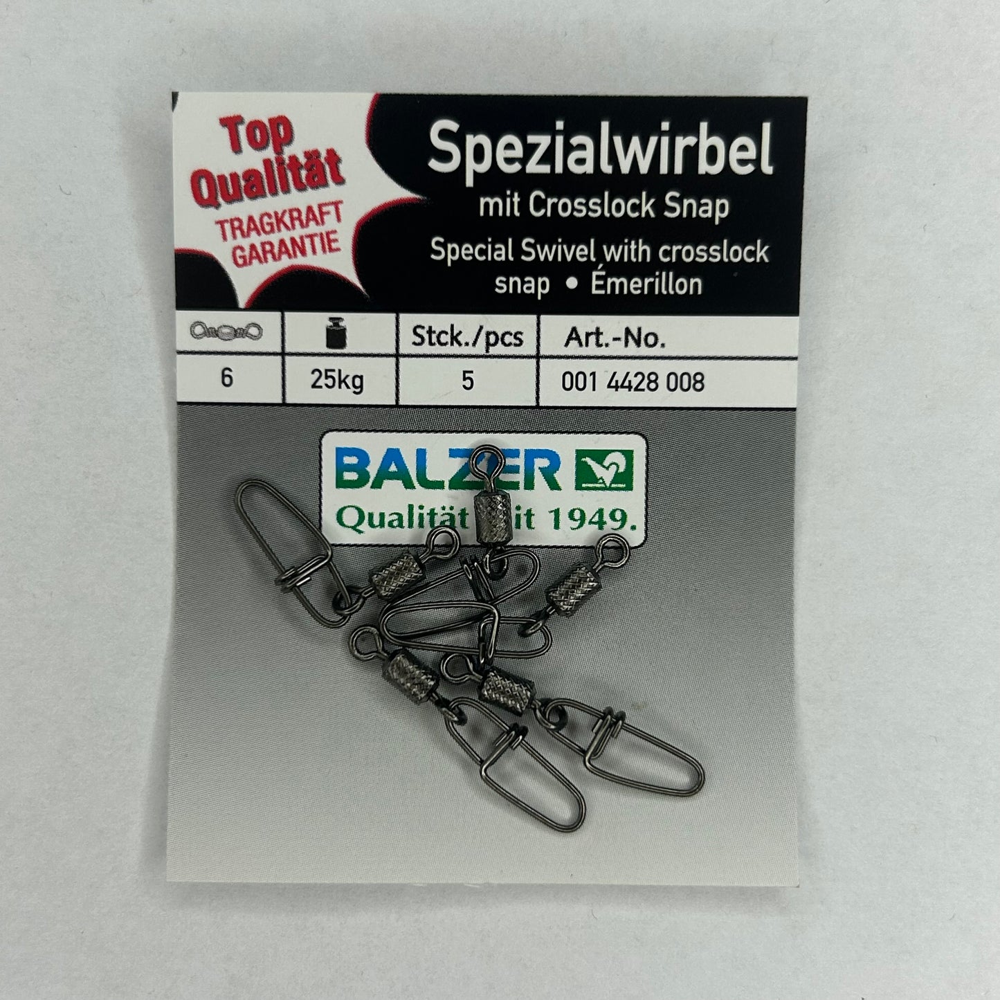 Balzer Spezial Wirbel mit Crosslock Snap 5 Stk.