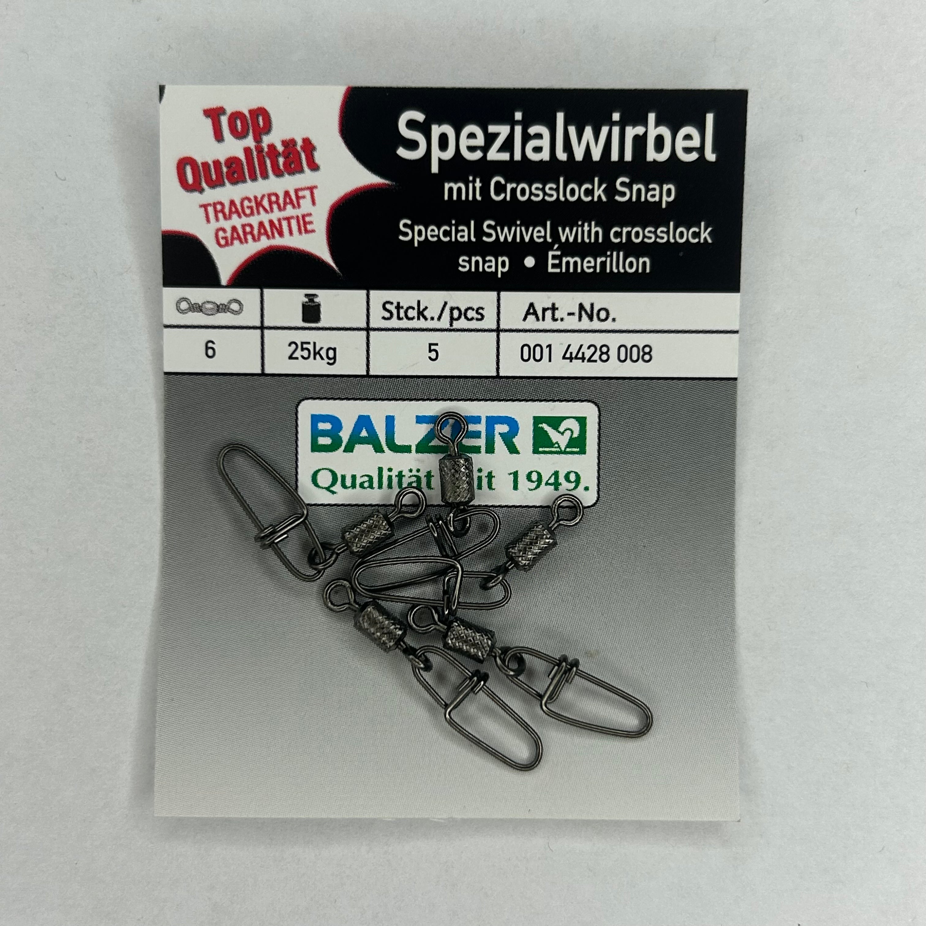 Balzer Spezial Wirbel mit Crosslock Snap 5 Stk.