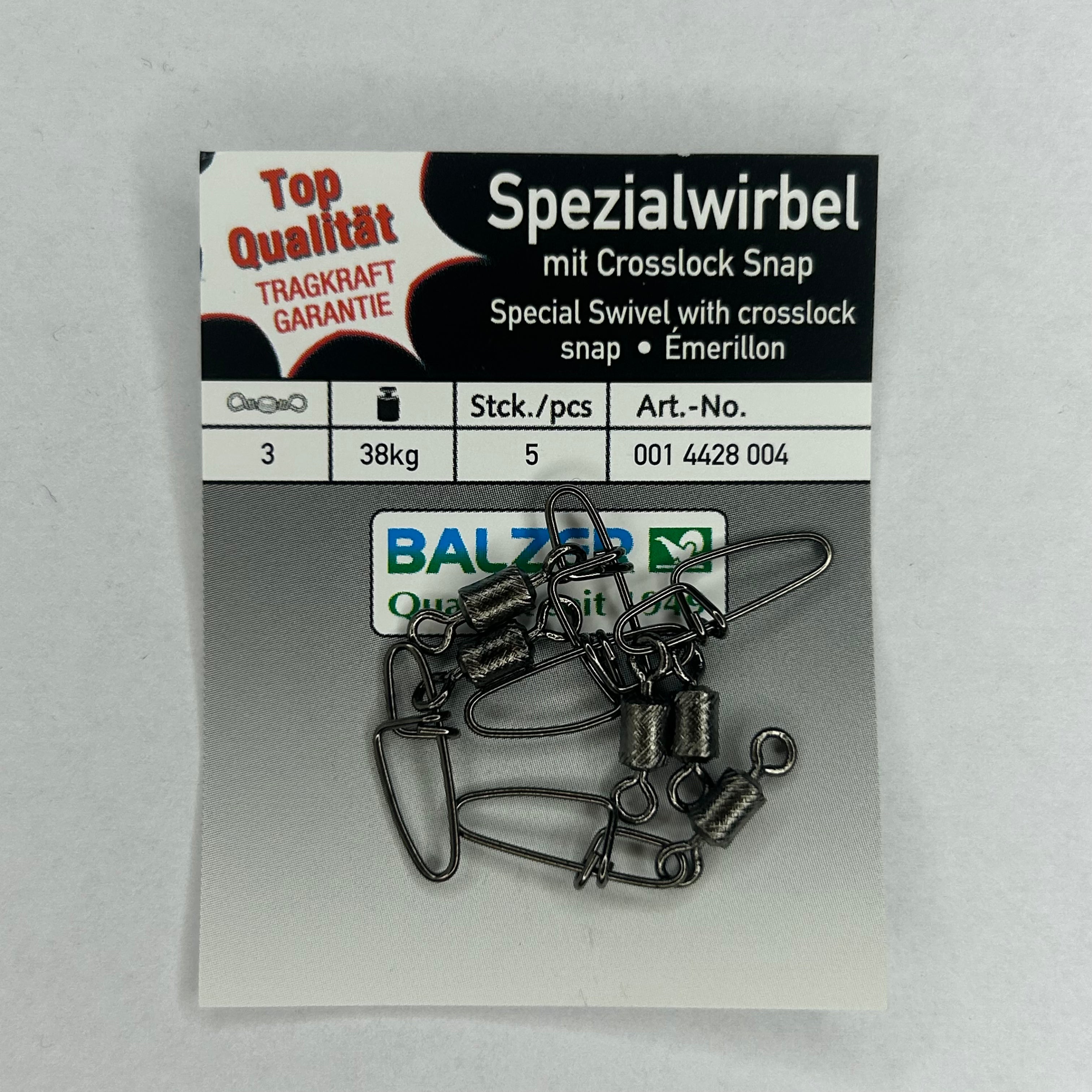 Balzer Spezial Wirbel mit Crosslock Snap 5 Stk.