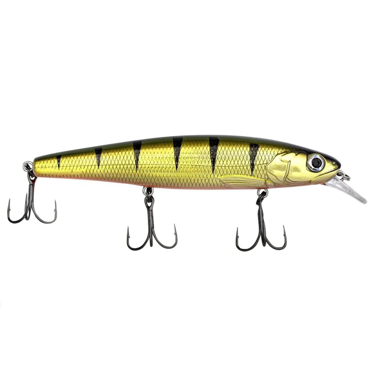 Zebco Quantum Bangry Zander Wobbler / Kunstköder mit Drillingshaken perch 17,5g