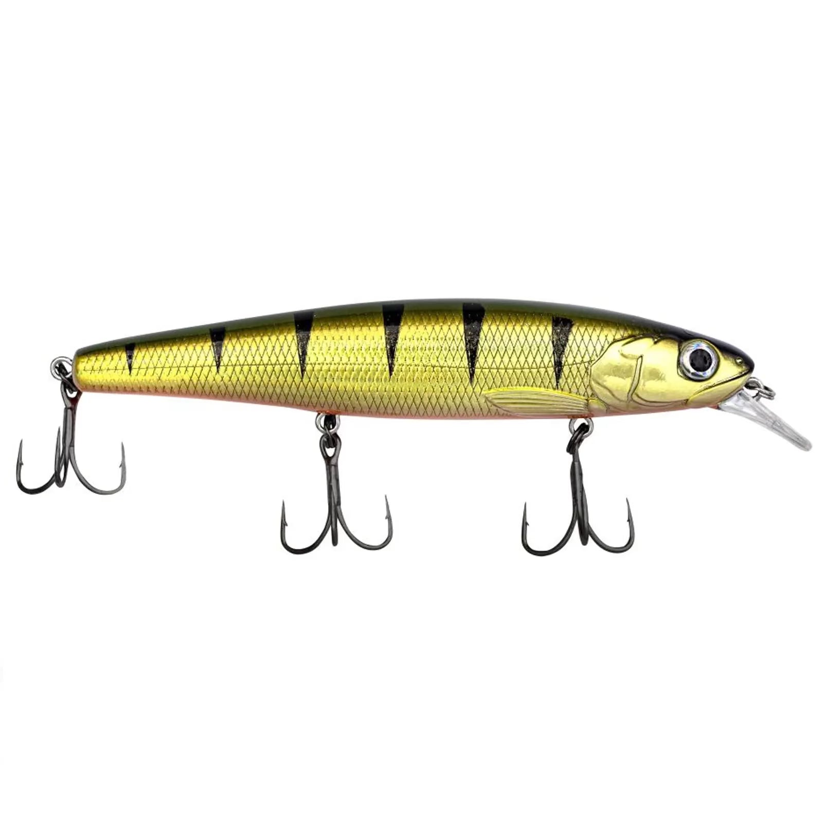 Zebco Quantum Bangry Zander Wobbler / Kunstköder mit Drillingshaken perch 17,5g