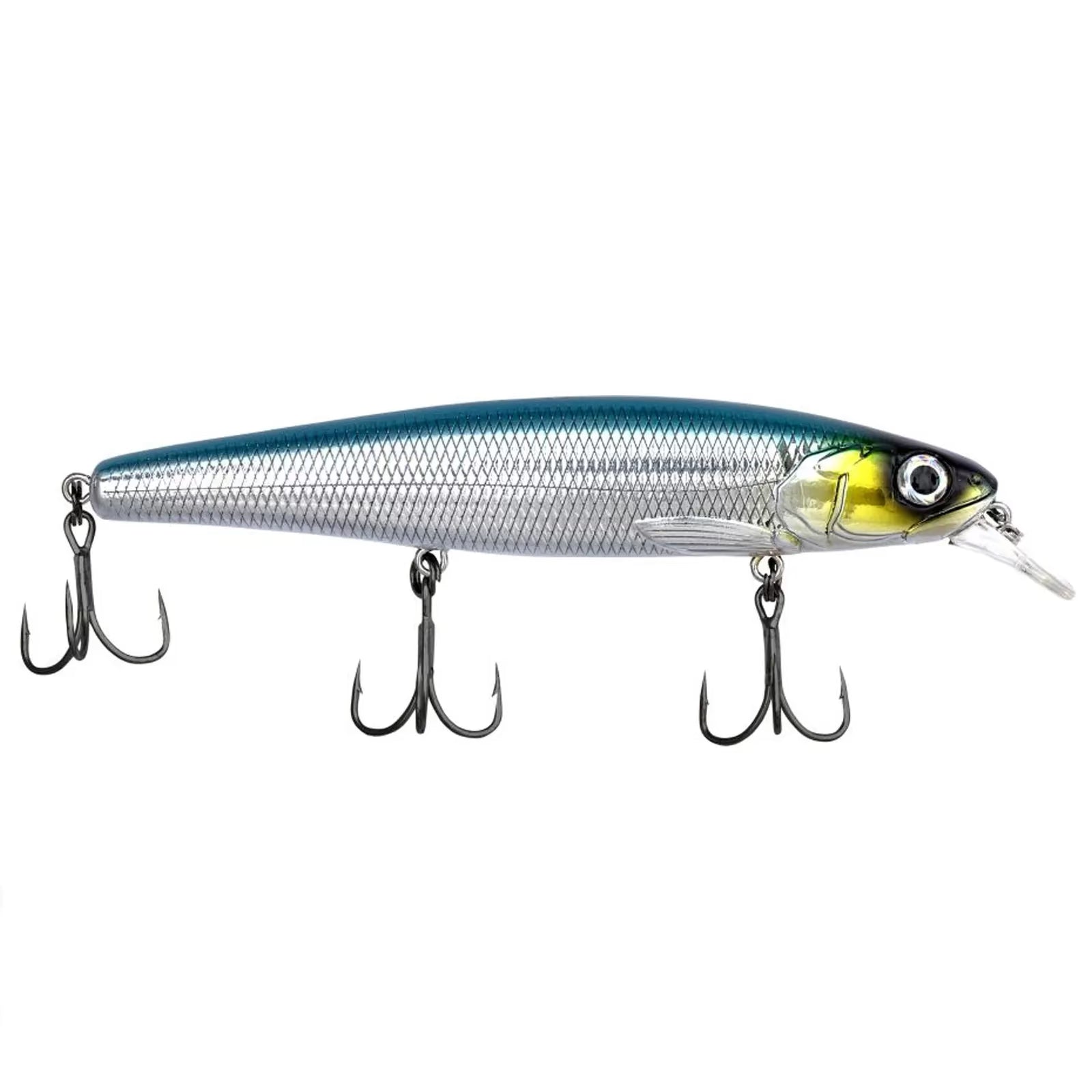 Zebco Quantum Bangry Zander Wobbler / Kunstköder mit Drillingshaken sardine 17,5g