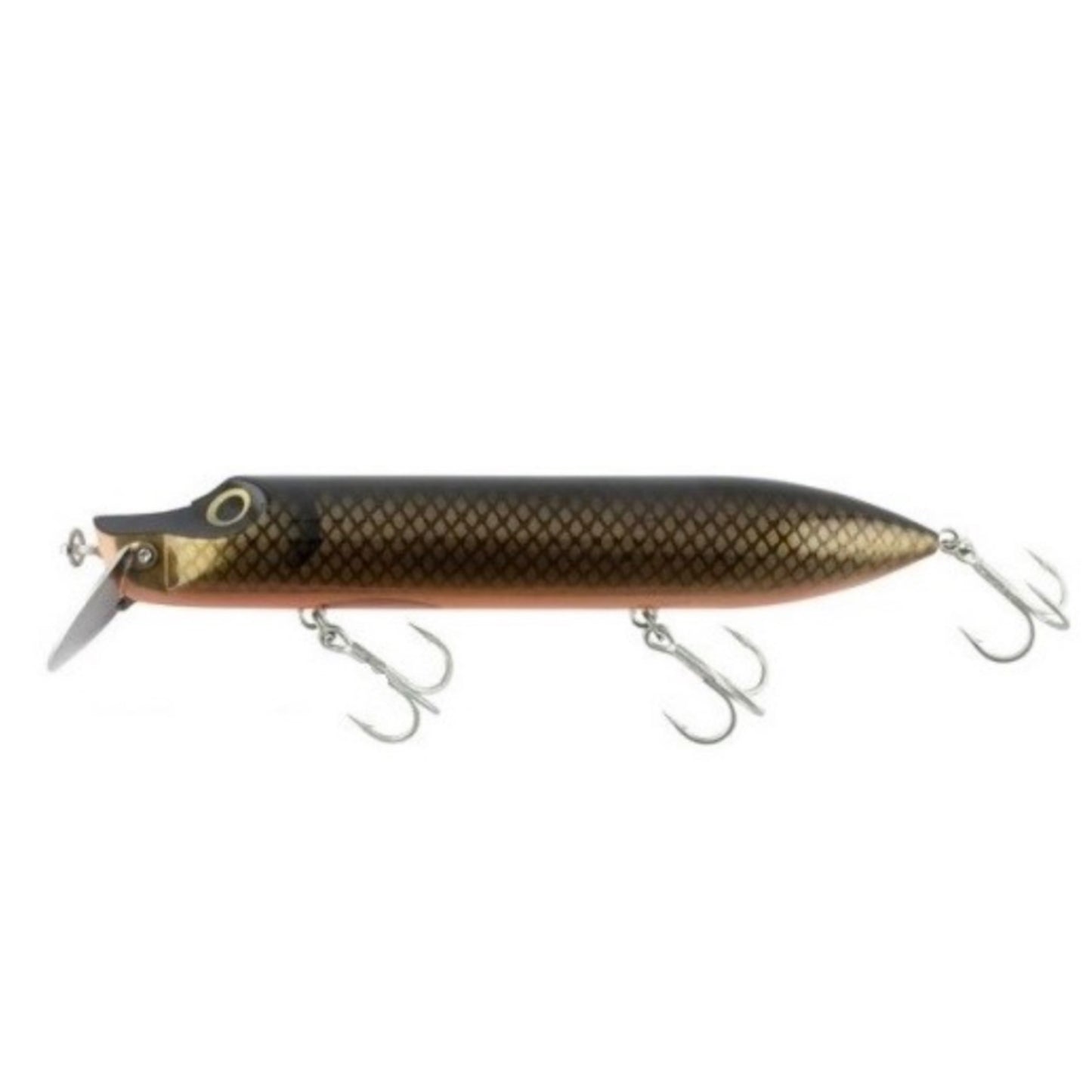 Abu Garcia Hi-Lo Wobbler / Kunstköder mit Drillingshaken golden roach 110g