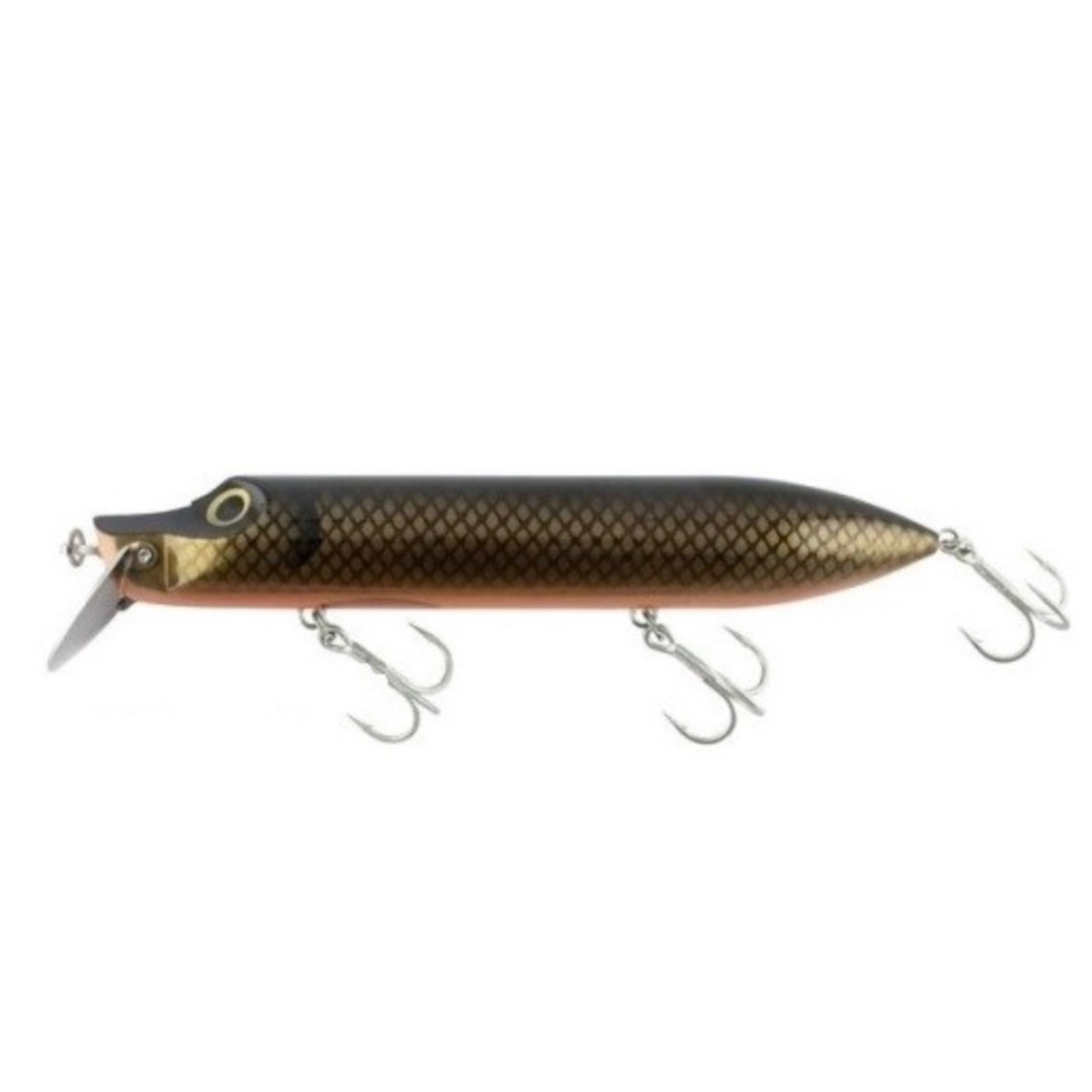 Abu Garcia Hi-Lo Wobbler / Kunstköder mit Drillingshaken golden roach 110g