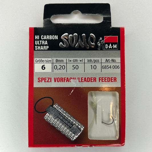 DAM Sumo Vorfach Haken Leader Feeder 10 Stk.