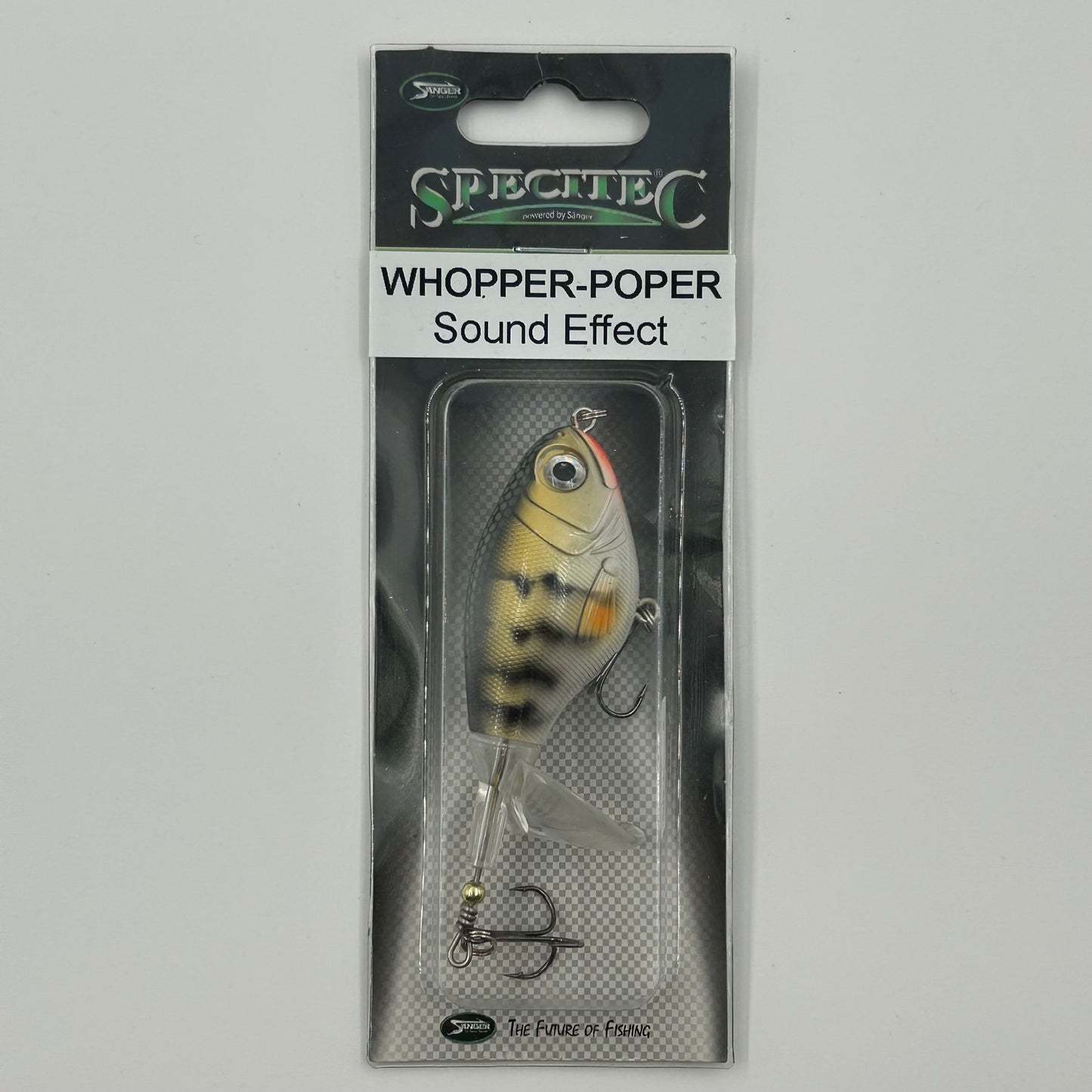 Sänger Specitec Rutenglocke Wobbler / Kunstköder mit Drillingshaken Sound Effect schwarz