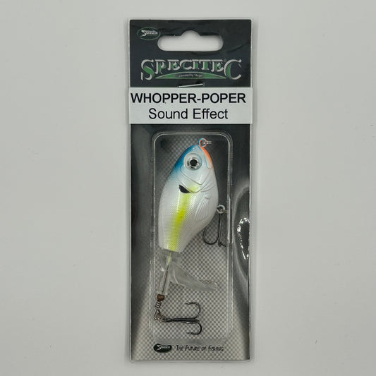 Sänger Specitec Rutenglocke Wobbler / Kunstköder mit Drillingshaken Sound Effect weiß