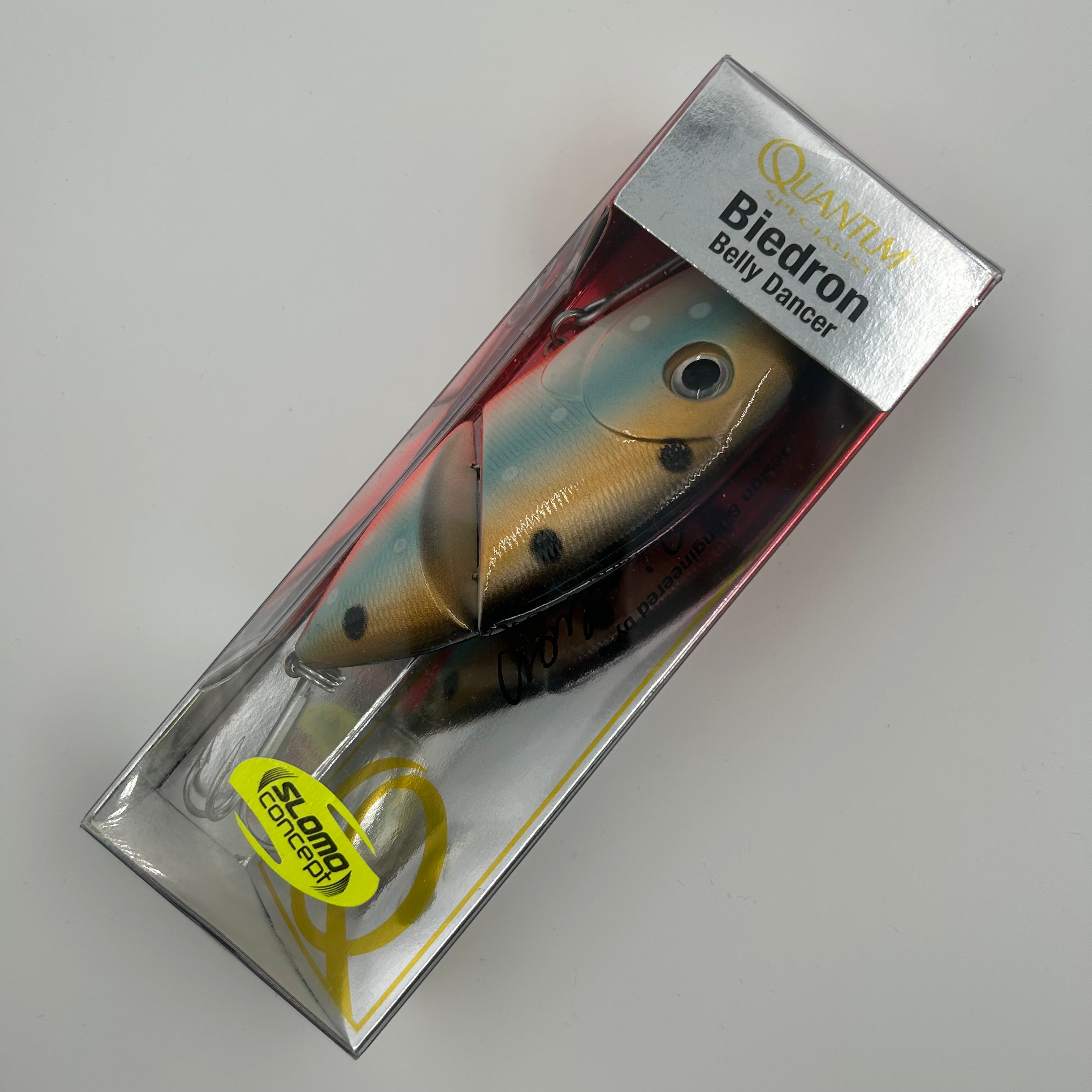 Zebco Quantum Specialist Biedron Belly Dancer Wobbler / Kunstköder mit Drillingshaken bunt 90g