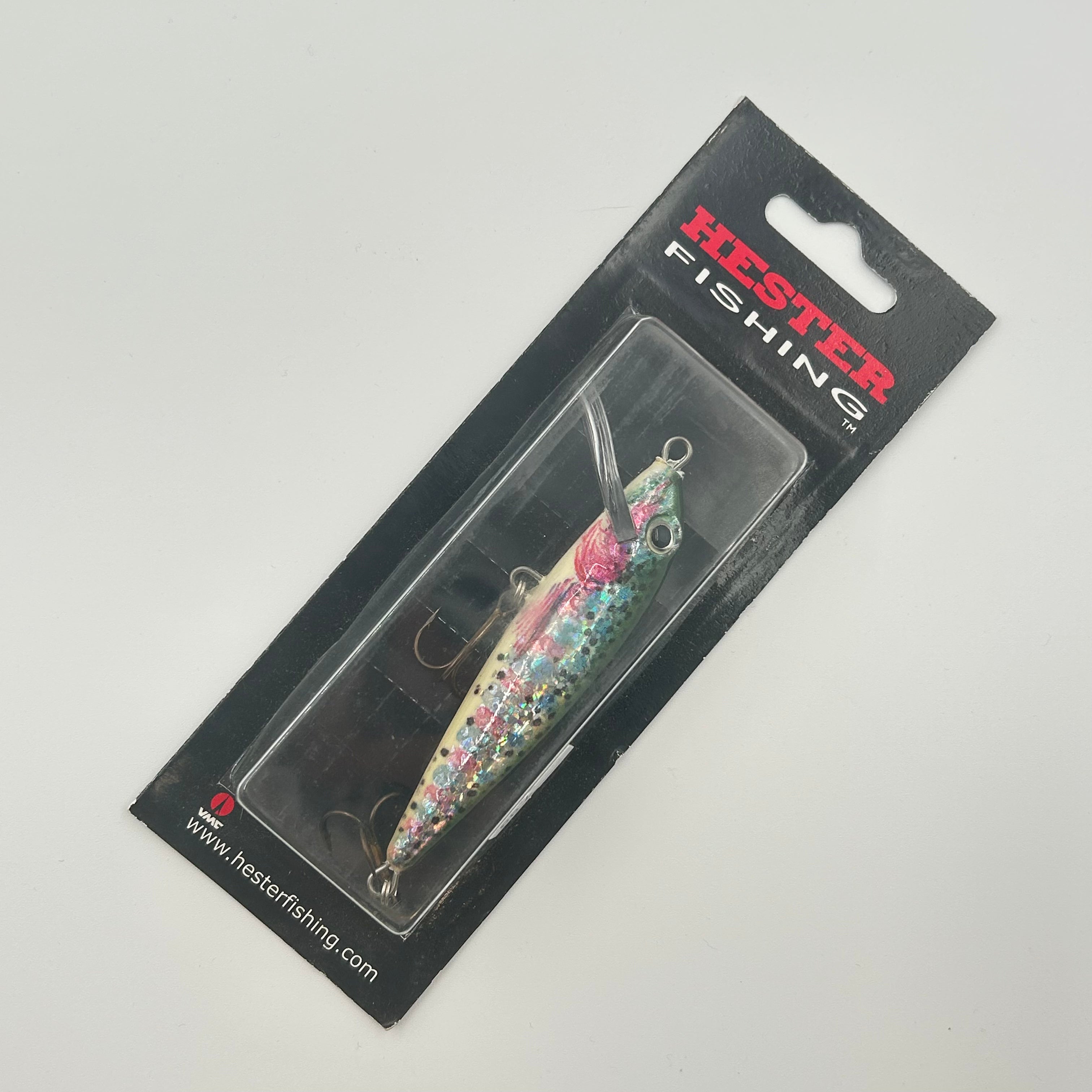 Hester Mad Minnow Wobbler / Kunstköder mit Drillingshaken 13g