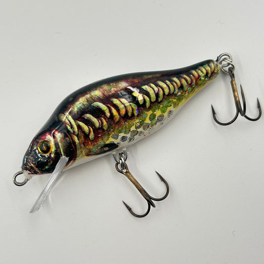 Balzer Colonel Gold High Jac. Karpfe Wobbler / Kunstköder mit Drillingshaken 10g