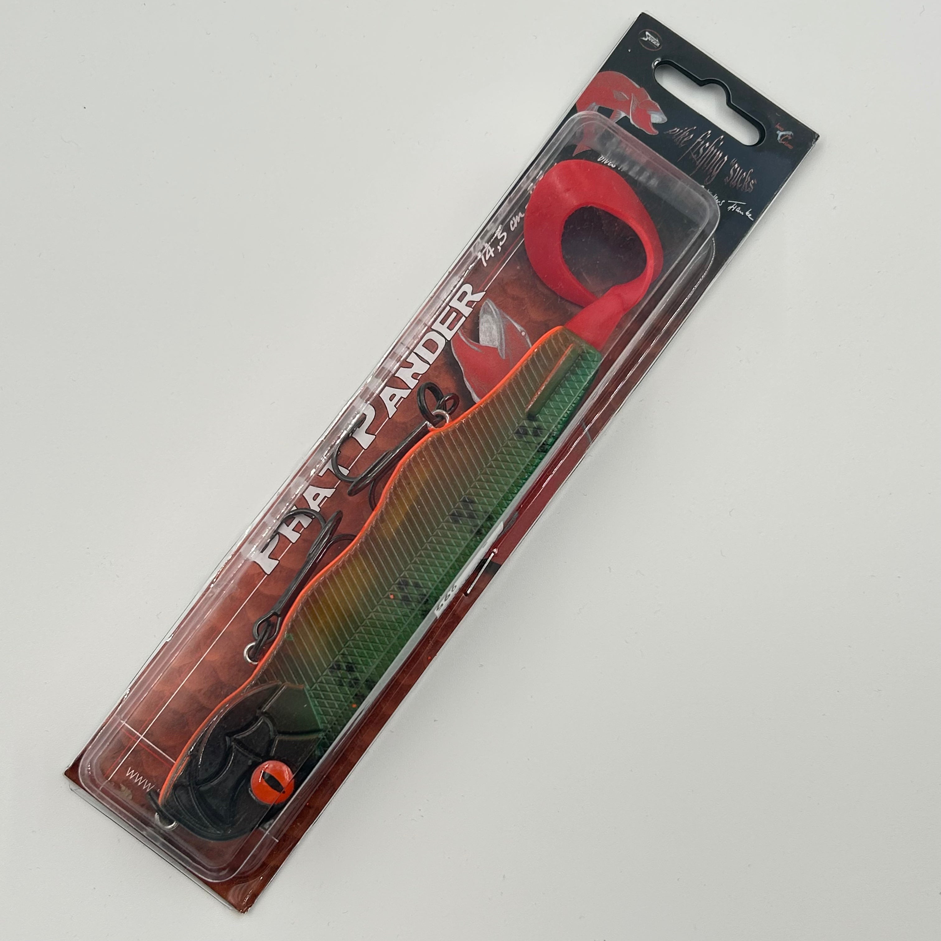 Sänger Iron Claw Phat Pander Wobbler / Kunstköder mit Drillingshaken grün 85g