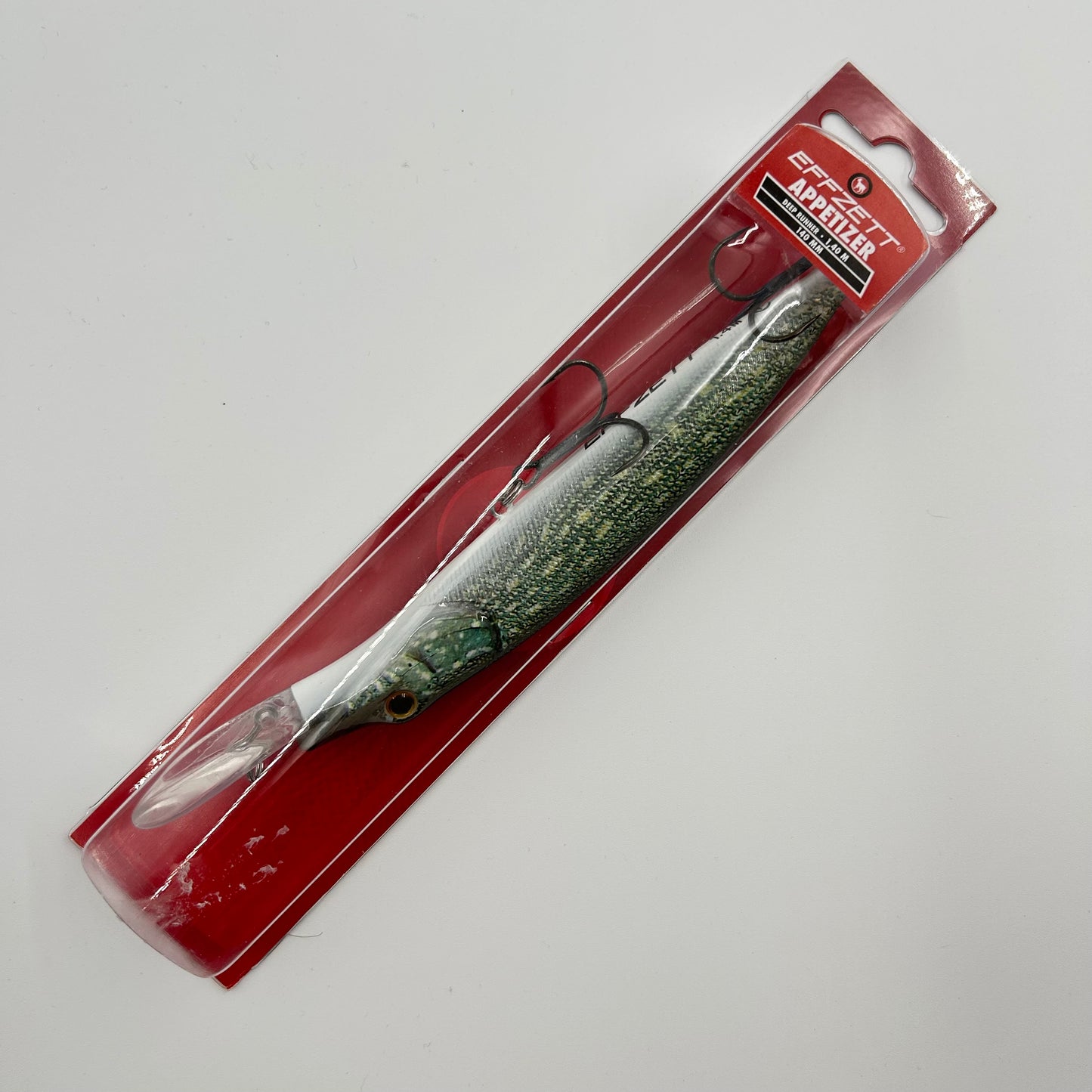 DAM Effzett Appetizer Pike Wobbler / Kunstköder mit Drillingshaken