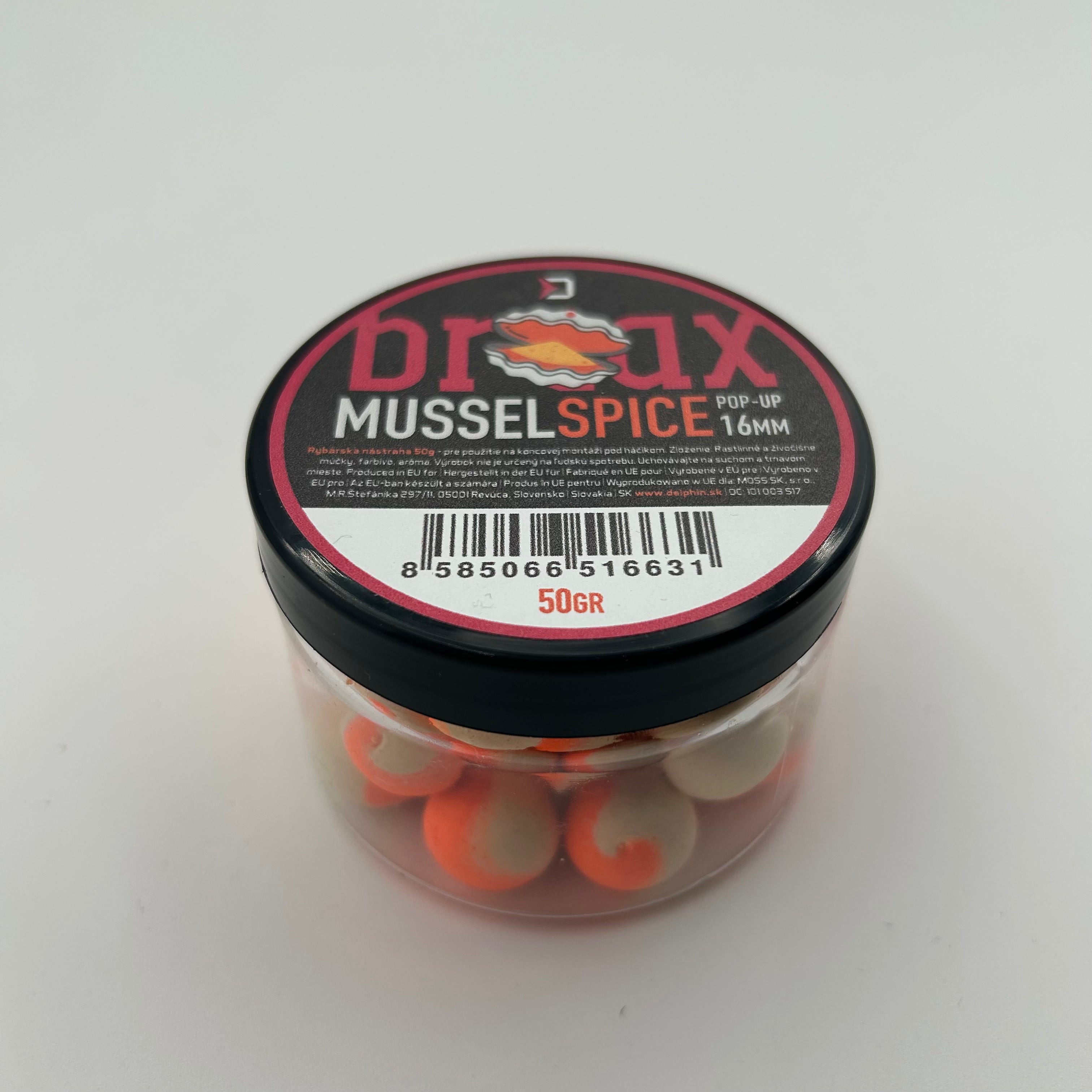 Delphin BreaX Pop-Up Köder Muschel Gewürz 16mm 50g
