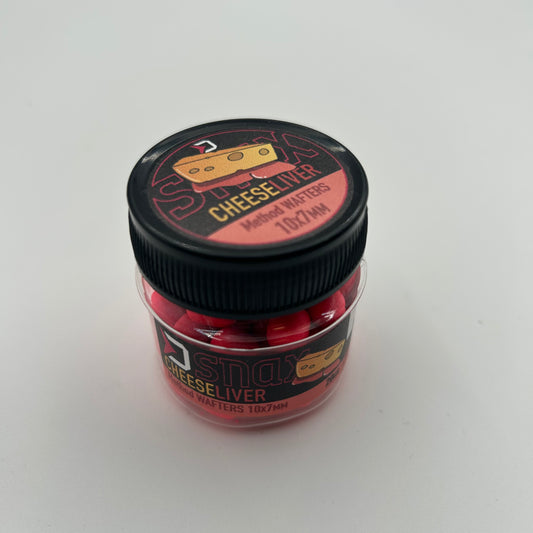 Delphin Snax Wafter Köder Käse Leber 10x7mm 20g