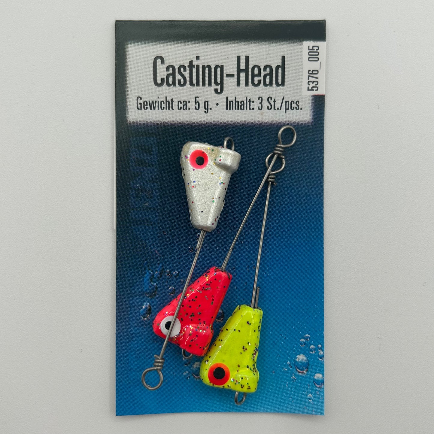 Jenzi Weitwurf Bleikopf Casting Heads 3 Stk.