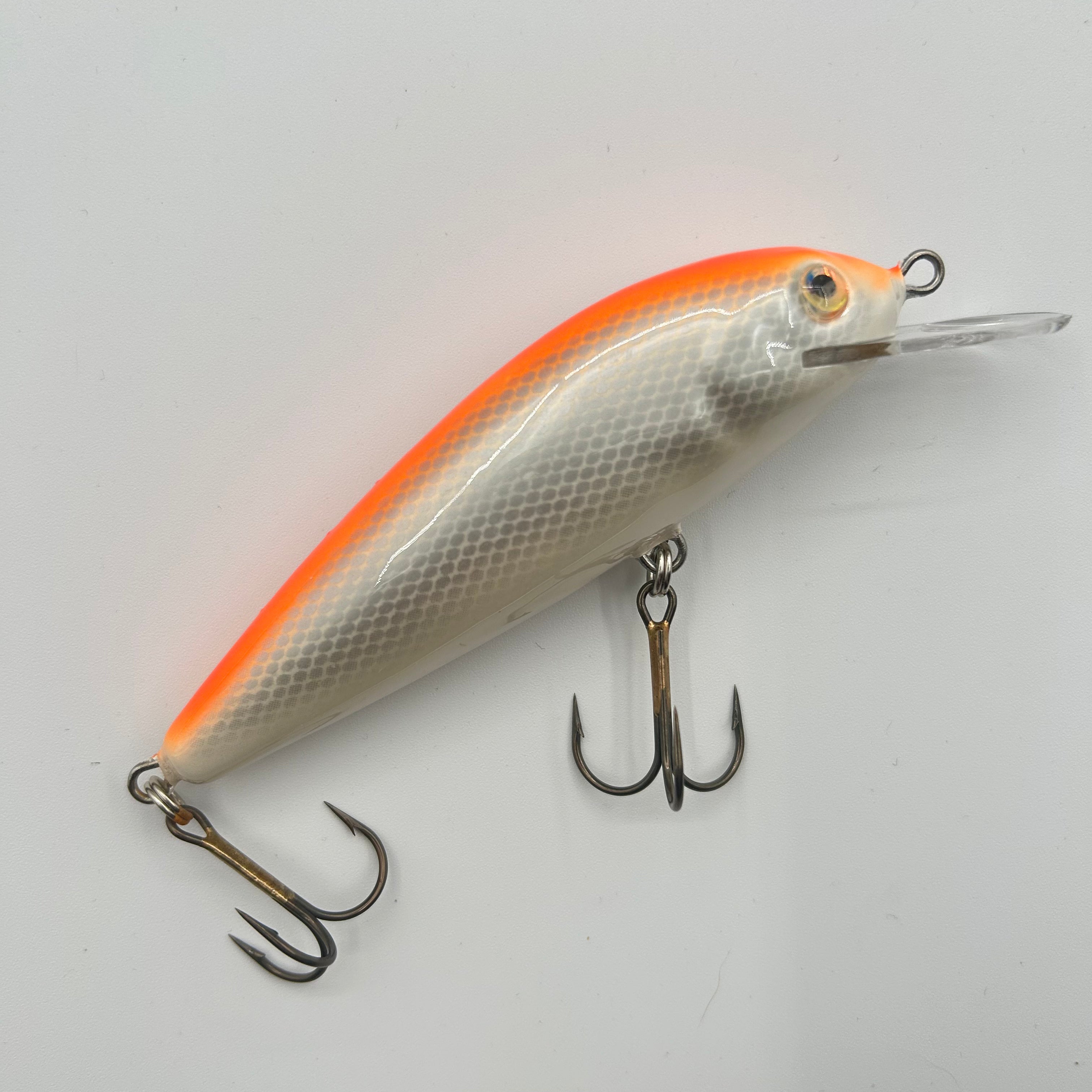 Balzer Colonel Gold Leonardo Wobbler / Kunstköder mit Drillingshaken orange/perlmutt