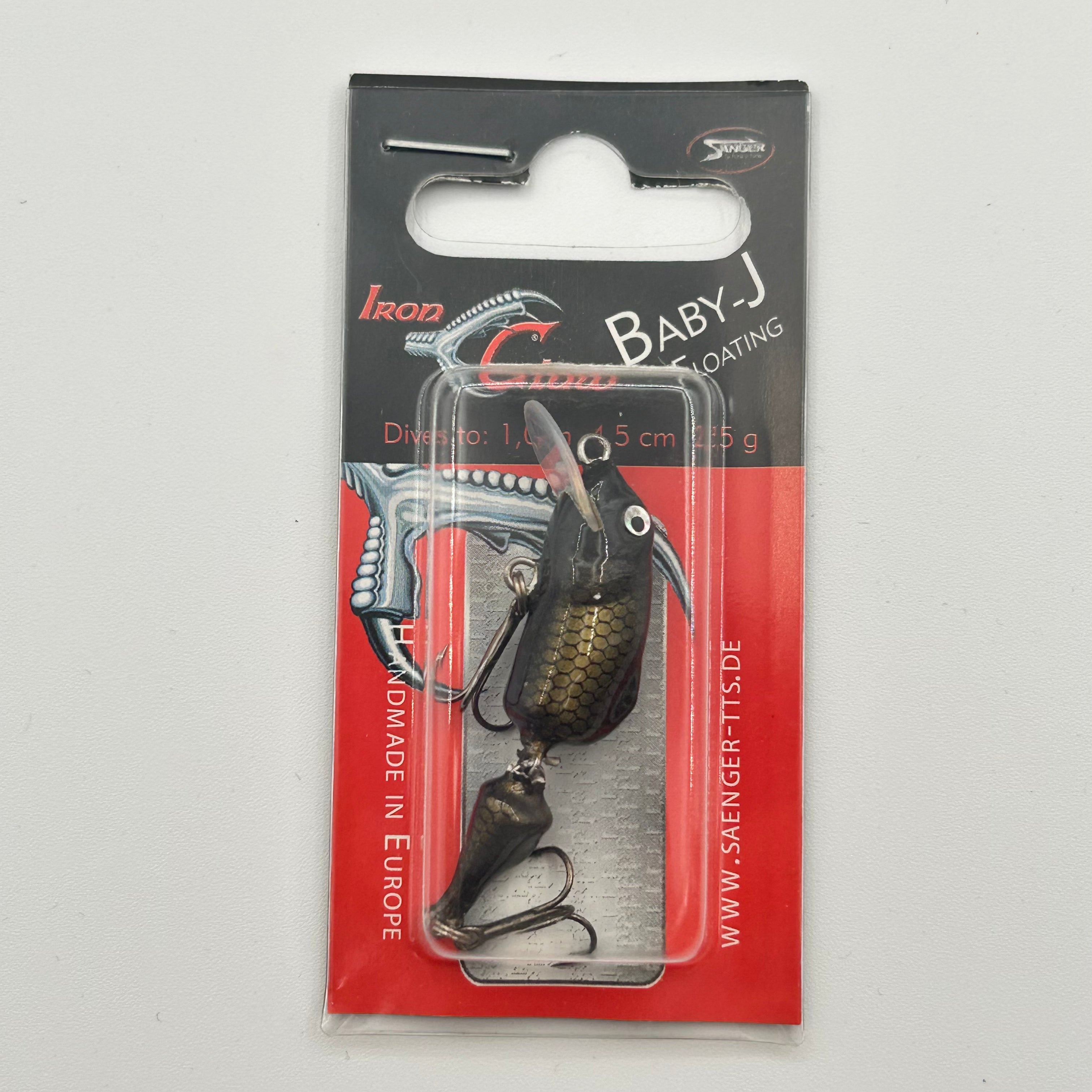 Sänger Iron Claw Wobbler / Kunstköder mit Drillingshaken bronze 2,5g