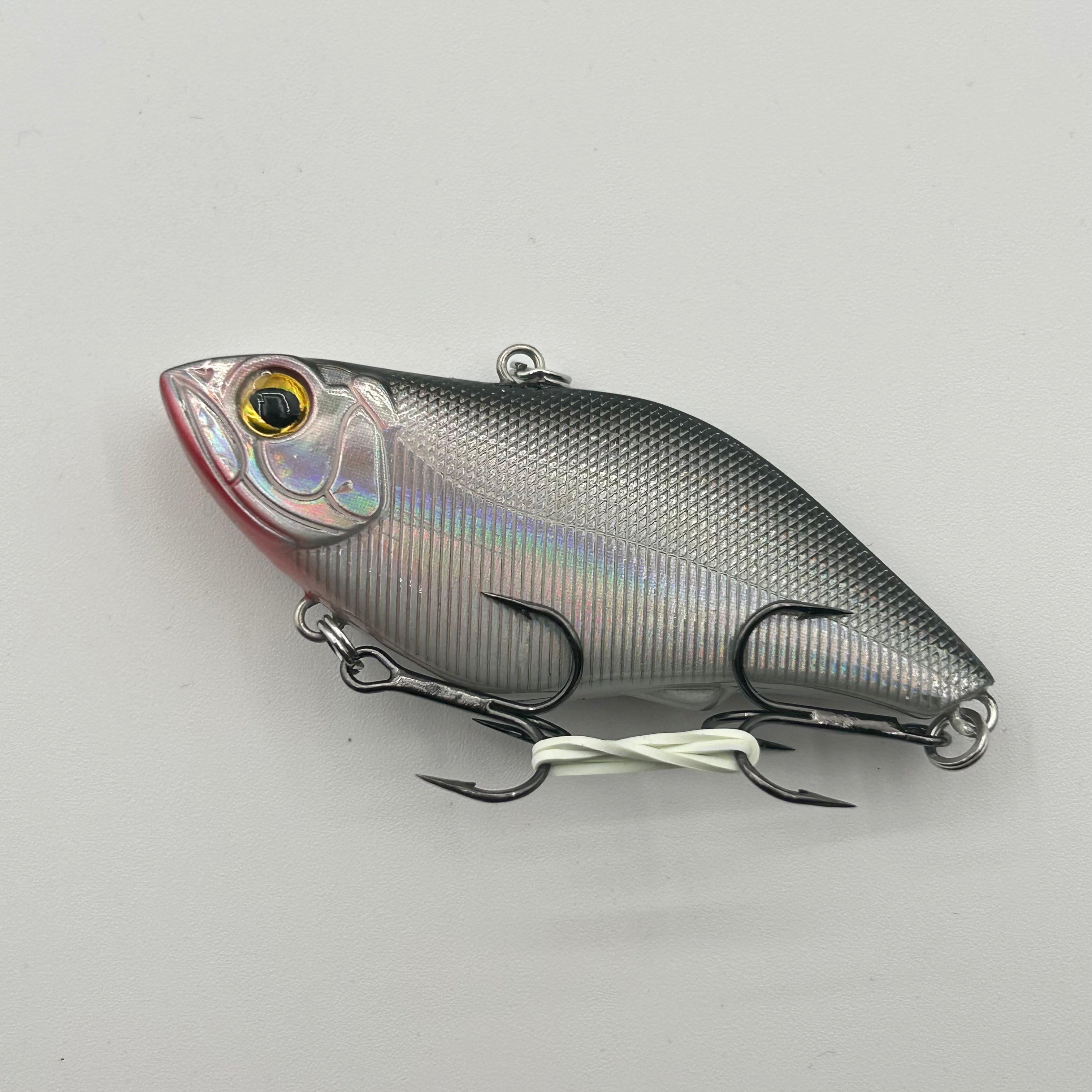 Behr Jerkbait Wobbler / Kunstköder mit Drillingshaken silber