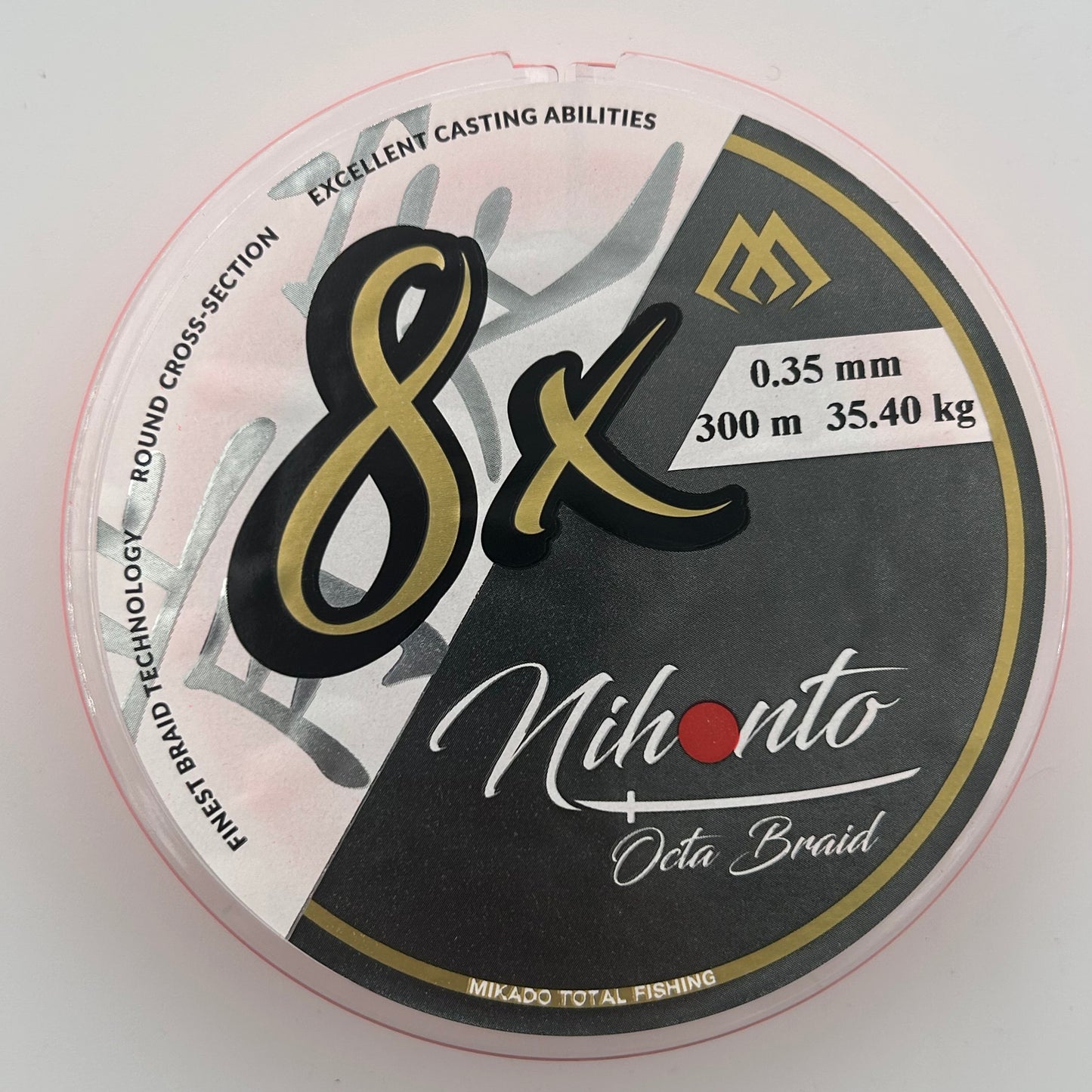 Mikado Mihonto Octa Braid 8x Schnur orange