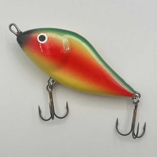 Salmo Slider 10S Wobbler / Kunstköder mit Drillingshaken blau/weiß 46g