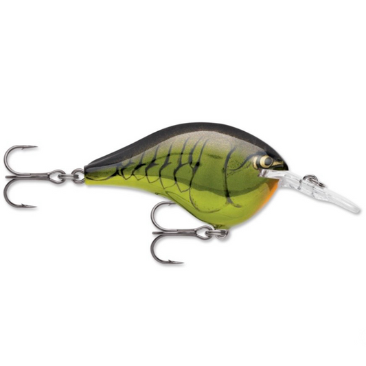 Rapala DT-14 Wobbler / Kunstköder mit Drillingshaken Mardi Gras 22g