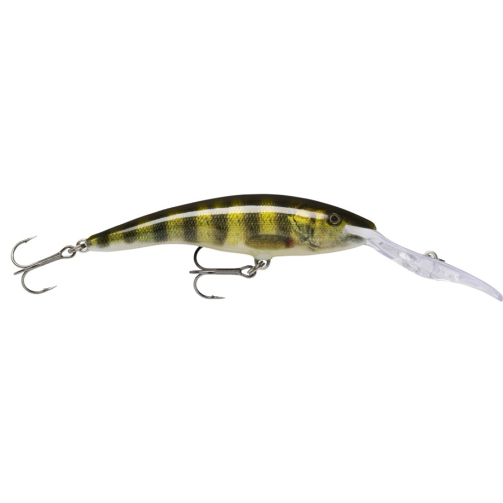 Rapala Deeptail Dancer TDD-13 Wobbler / Kunstköder mit Drillingshaken Live Perch 42g