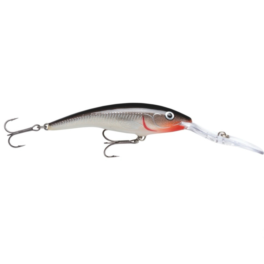 Rapala Deeptail Dancer TDD-9 Wobbler / Kunstköder mit Drillingshaken Silver 13g