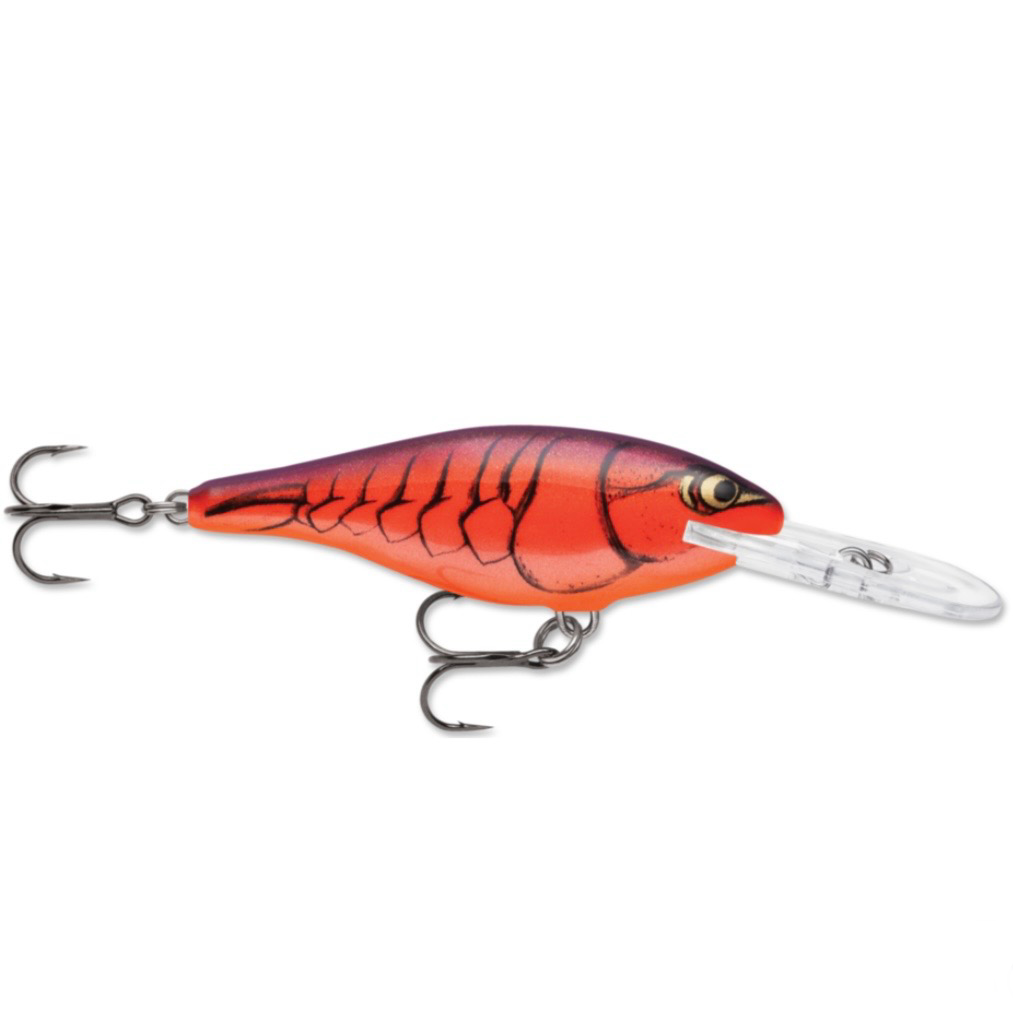 Rapala Shad Rap SSR-9 Wobbler / Kunstköder mit Drillingshaken Demon 12g