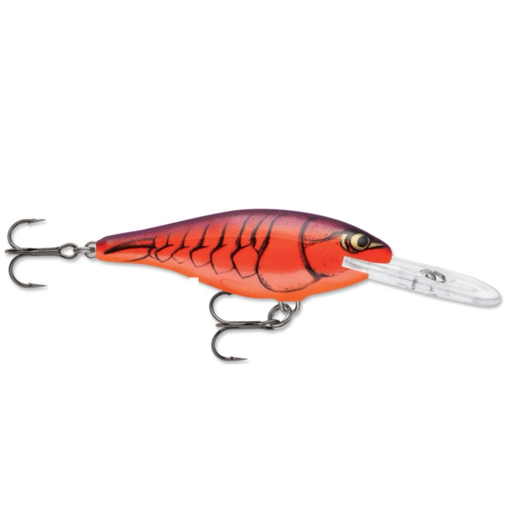 Rapala Shad Rap SSR-7 Wobbler / Kunstköder mit Drillingshaken Demon 7g