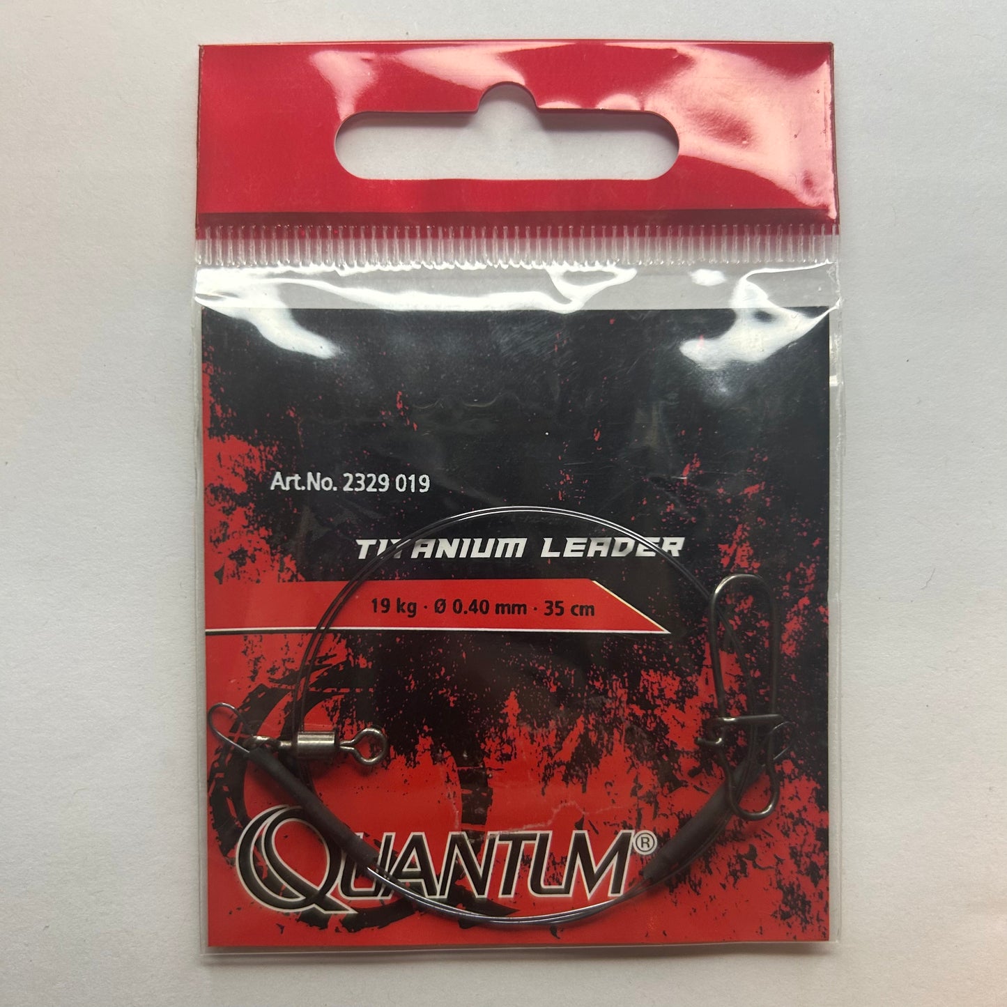 Zebco Quantum Titanvorfach mit Wirbel & Karabiner