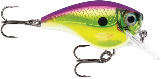Rapala Balsa Extreme BXB-6 Wobbler / Kunstköder mit Drillingshaken Rock Solid 10g