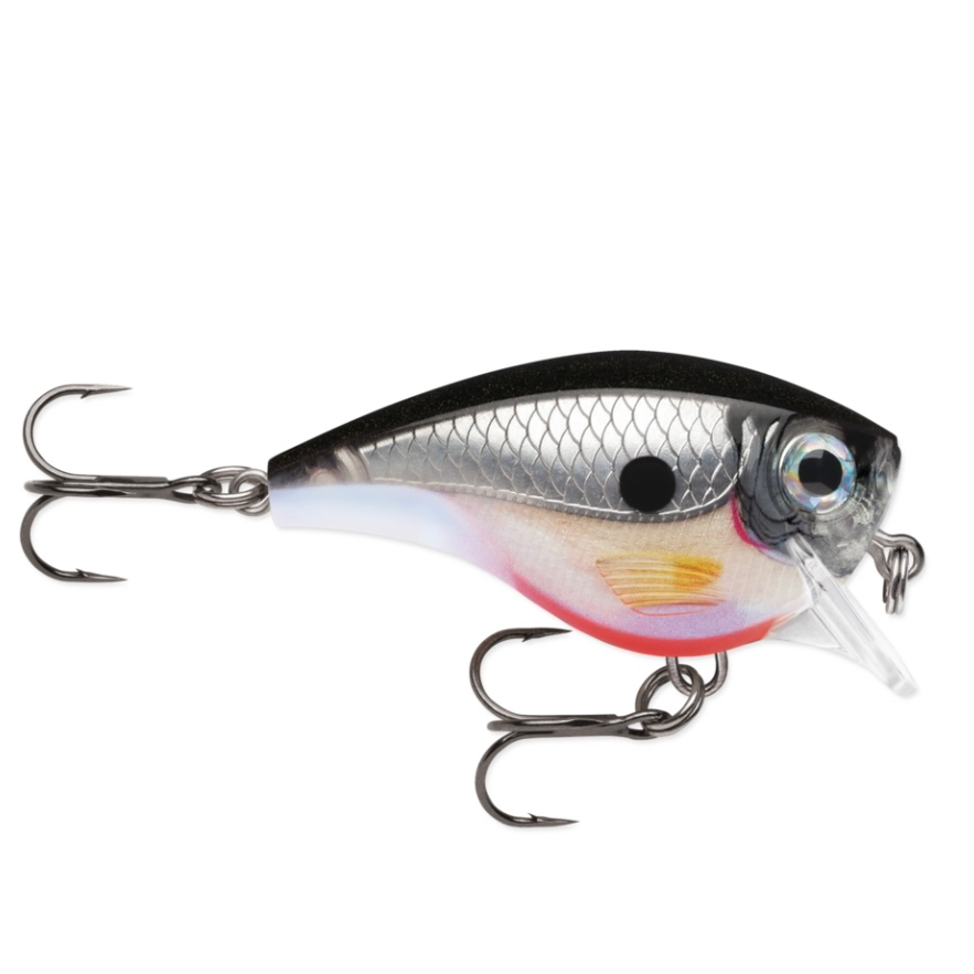 Rapala Balsa Extreme BXB-6 Wobbler / Kunstköder mit Drillingshaken Silver 10g