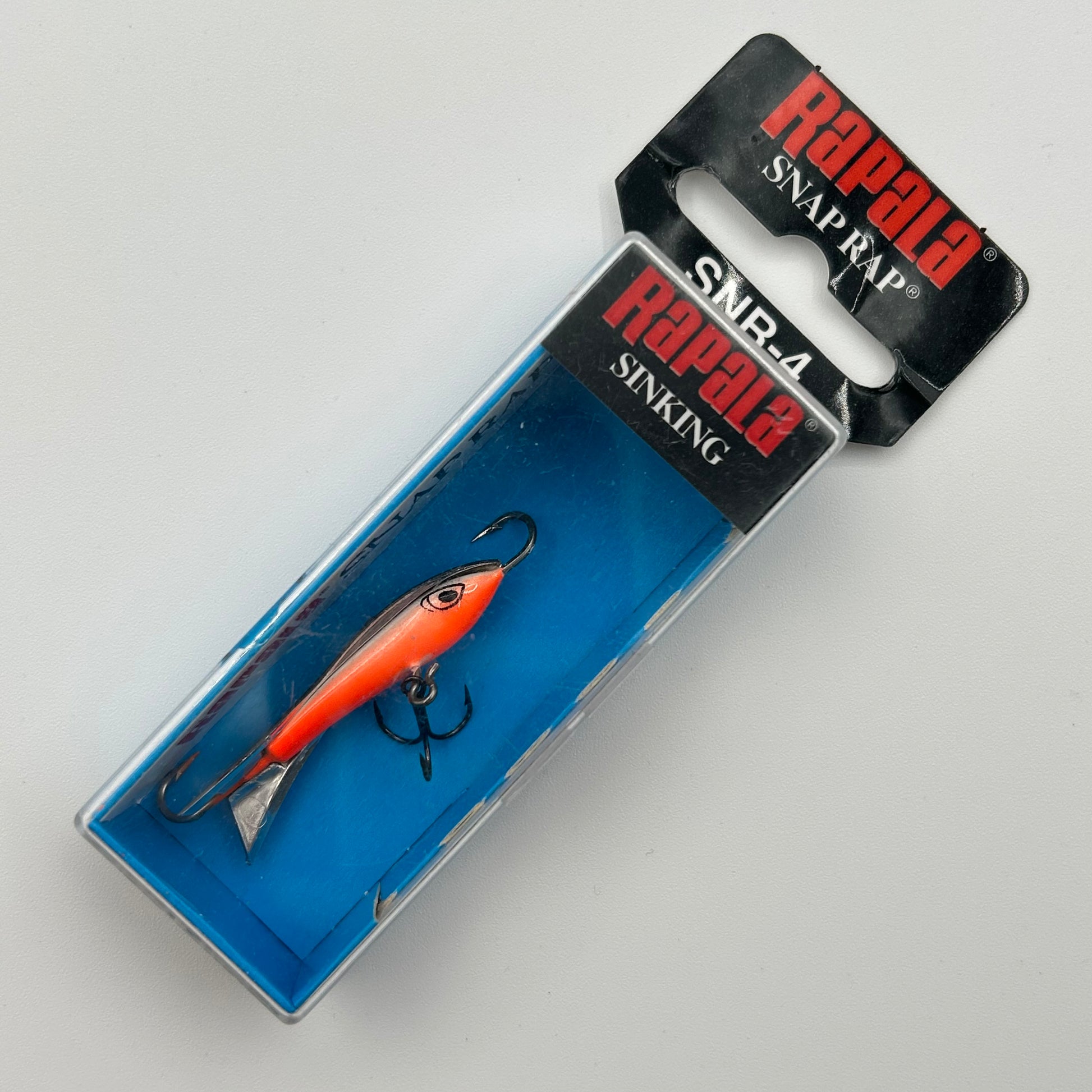 Rapala Snap Rap SNR-4 Wobbler / Kunstköder mit Drillingshaken Silver Shad 4g