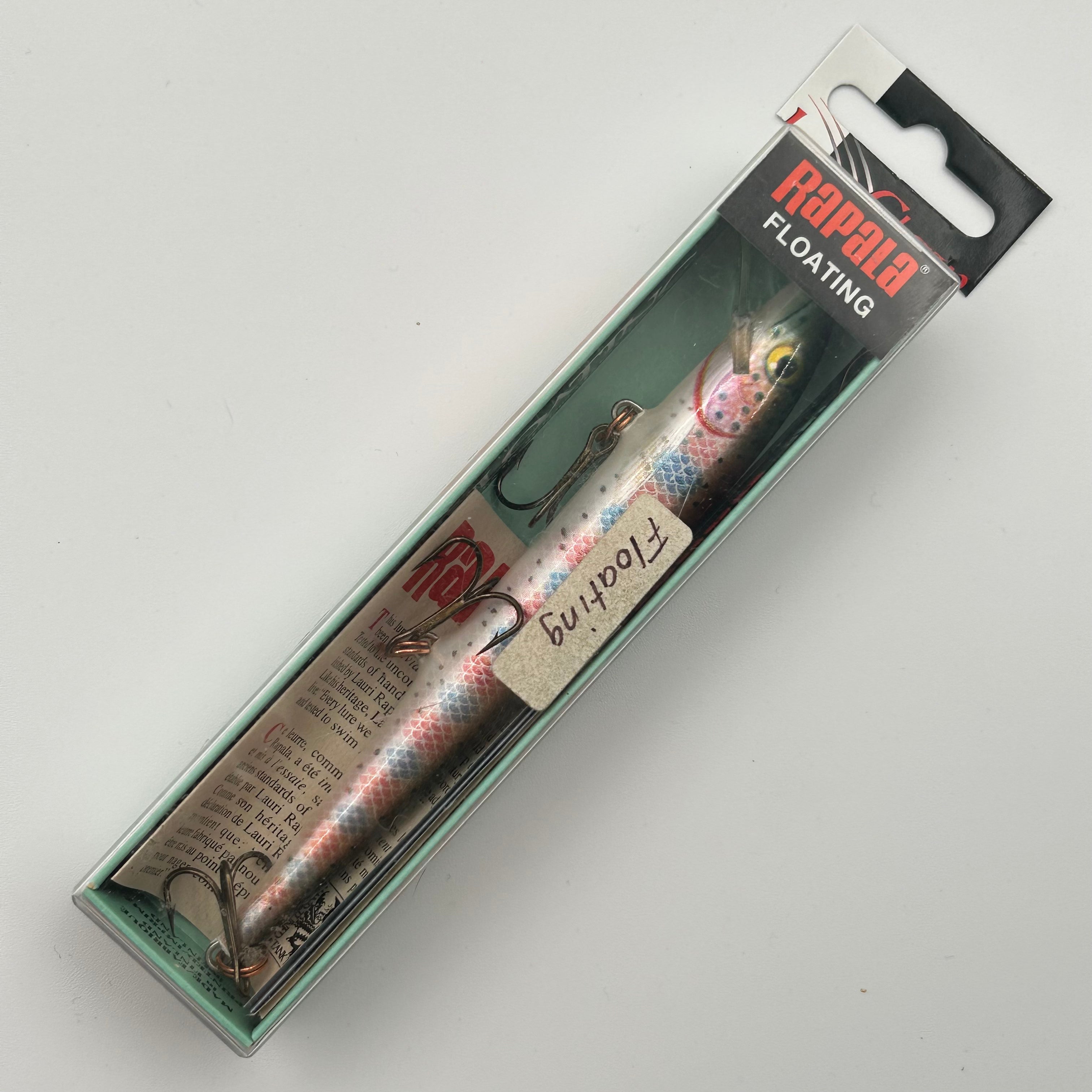 Rapala 13-RT Wobbler / Kunstköder mit Drillingshaken Rainbow Trout