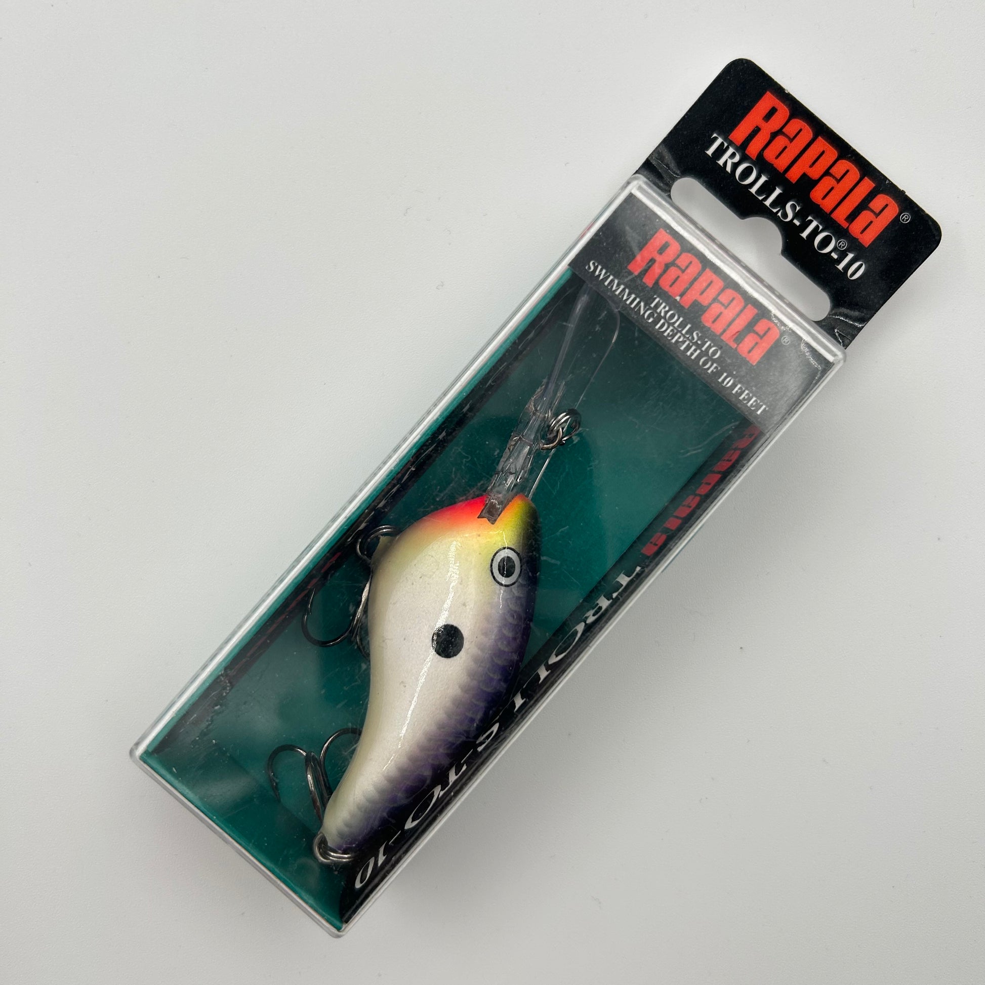 Rapala Trolls-To-10 TTS-10 Wobbler / Kunstköder mit Drillingshaken Purple Desecent 10g