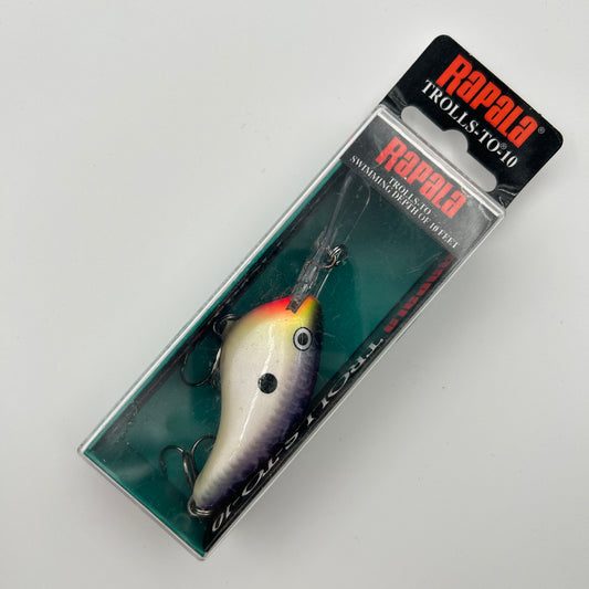Rapala Trolls-To-10 TTS-10 Wobbler / Kunstköder mit Drillingshaken Purple Desecent 10g